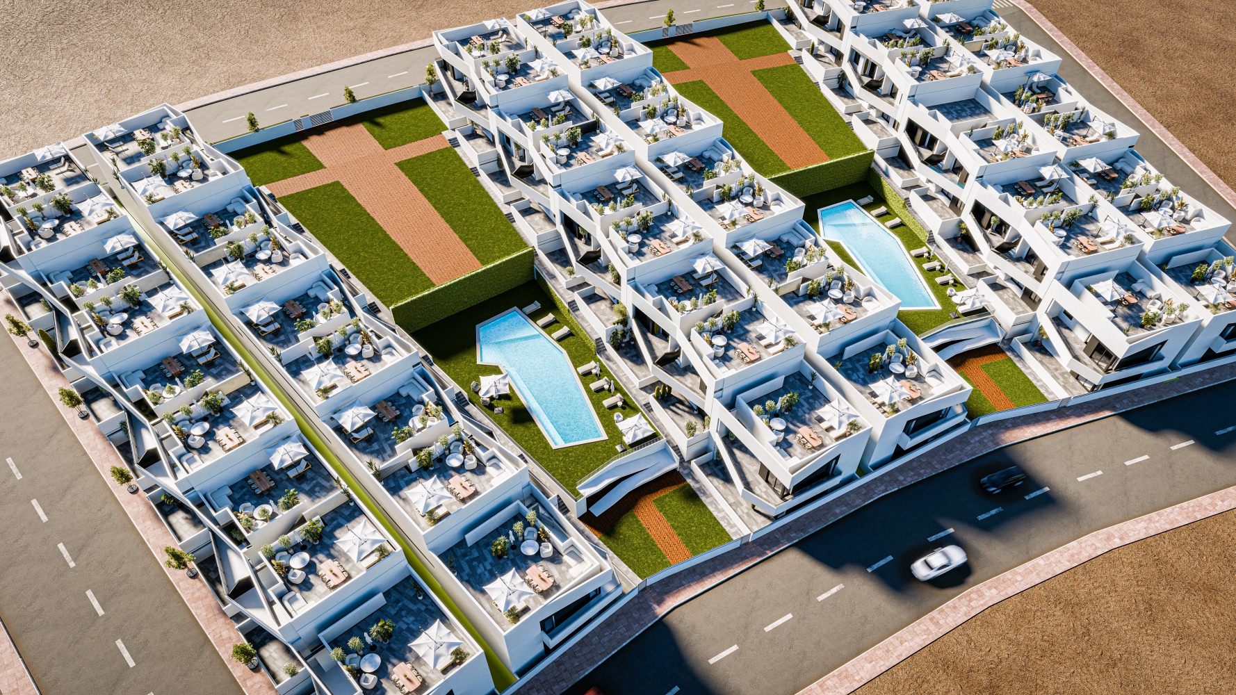 New Build - 2 Bedroom 2 Bathroom Penthouse in San Miguel de Salinas - Pueblo  - Alicante