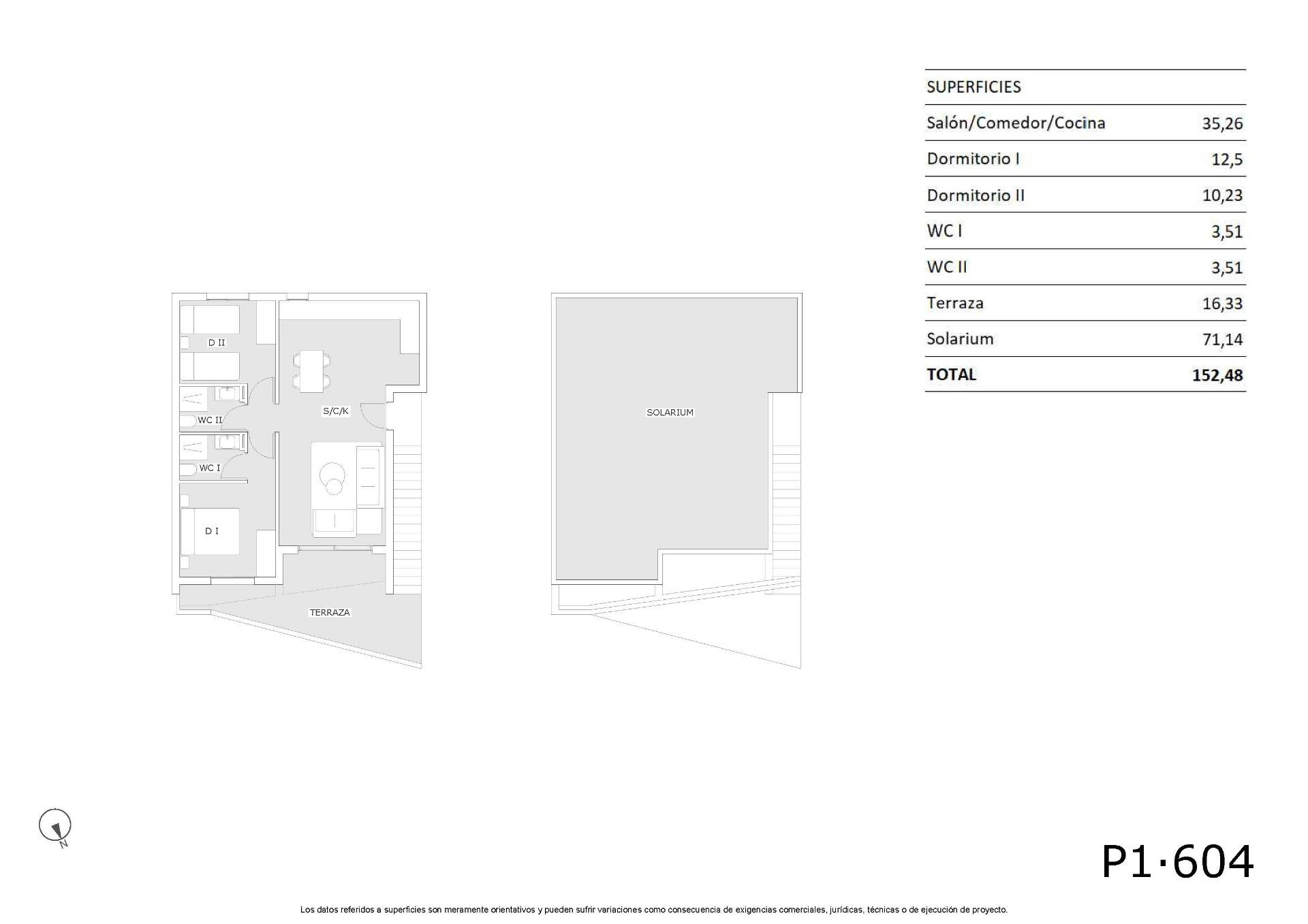New Build - 2 Bedroom 2 Bathroom Penthouse in San Miguel de Salinas - Pueblo  - Alicante