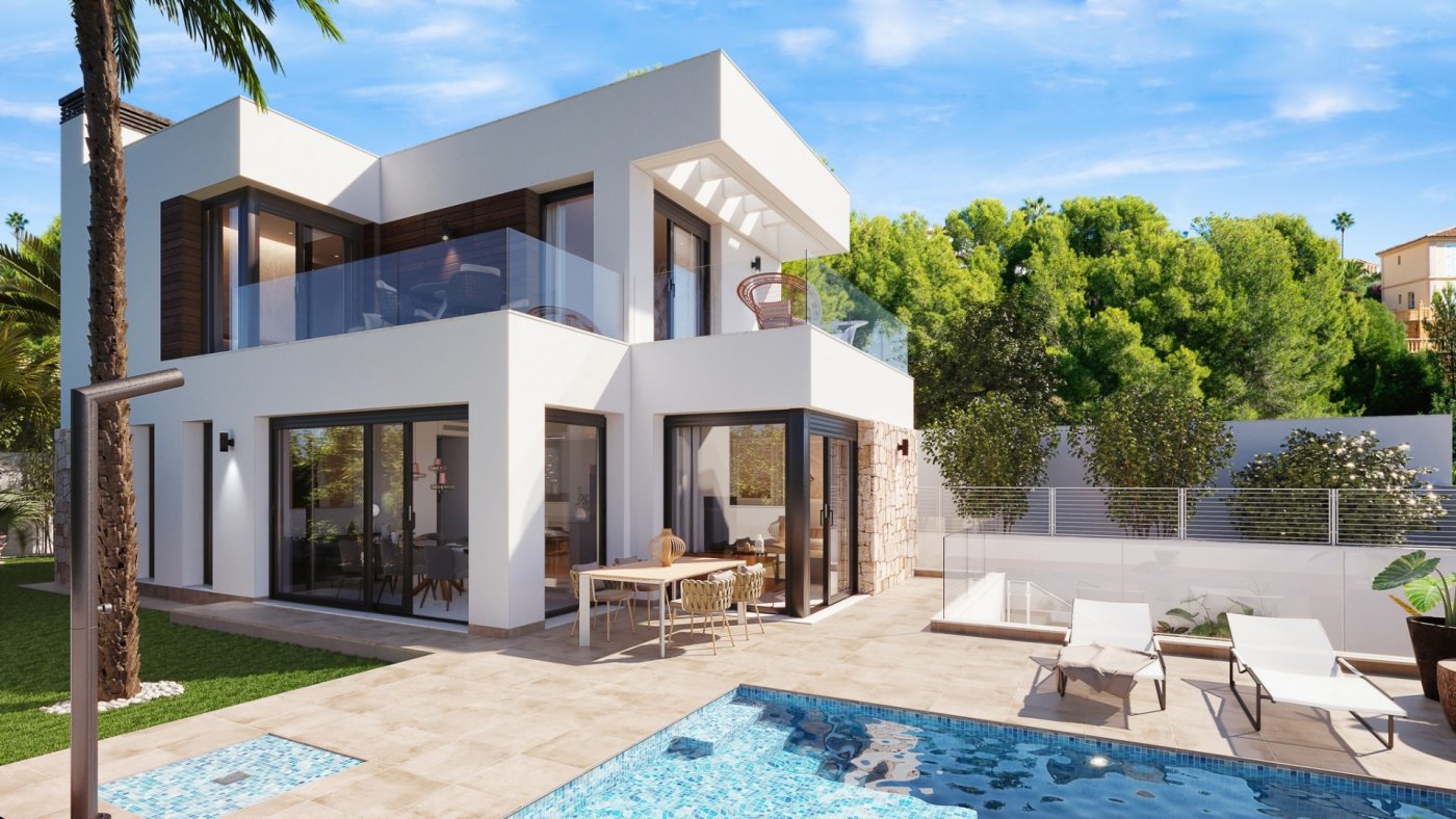 New Build - 4 Bedroom 4 Bathroom Villa in Finestrat - Sierra Cortina  - Alicante