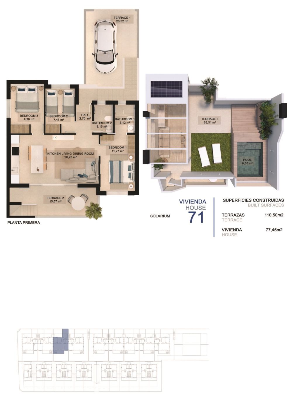 New Build - 3 Bedroom 2 Bathroom Bungalow in Pilar de La Horadada - La Torre De La Horadada  - Alicante