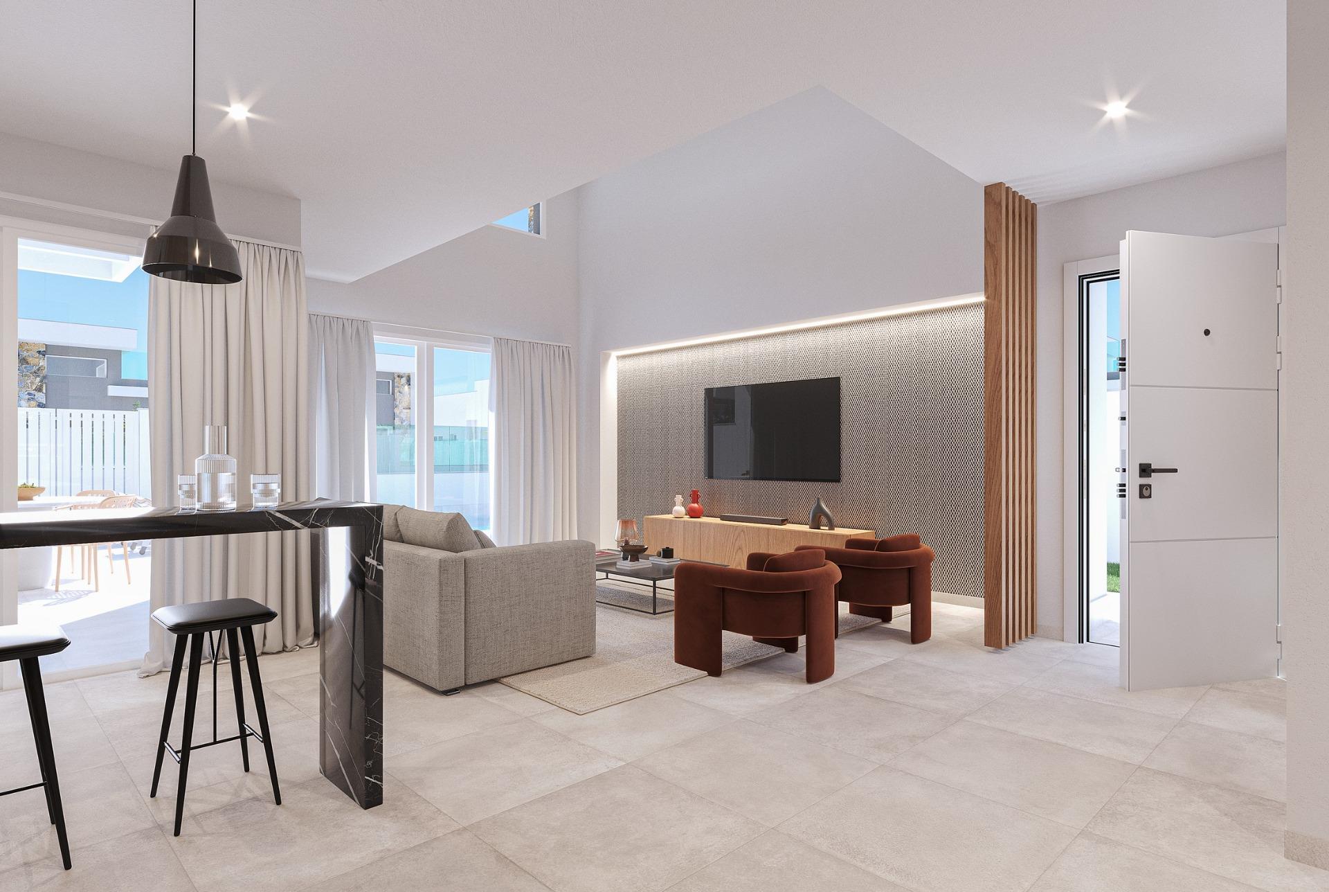 New Build - 3 Bedroom 2 Bathroom Villa in Los Alcazares - Serena Golf  - Murcia