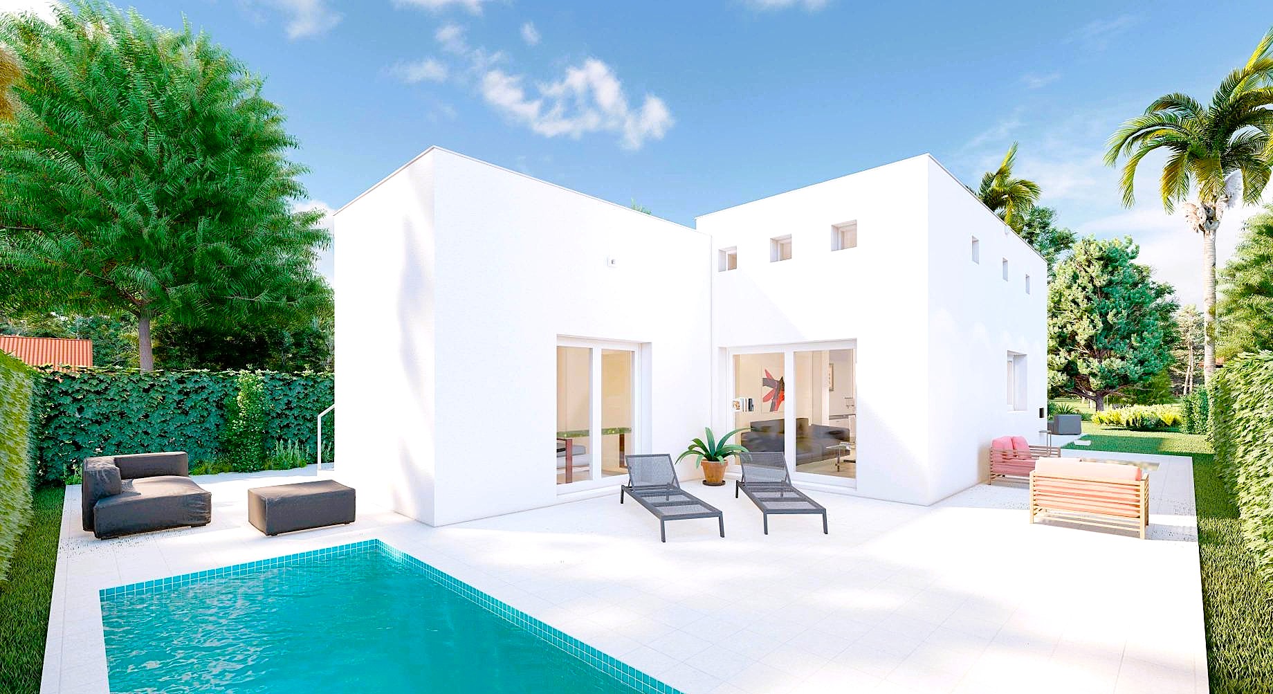 New Build - 3 Bedroom 2 Bathroom Villa in Los Alcazares - Serena Golf  - Murcia