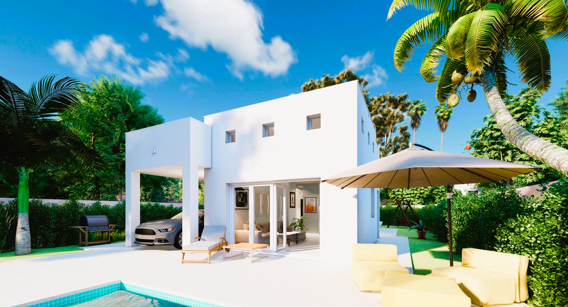 New Build - 3 Bedroom 2 Bathroom Villa in Los Alcazares - Serena Golf  - Murcia