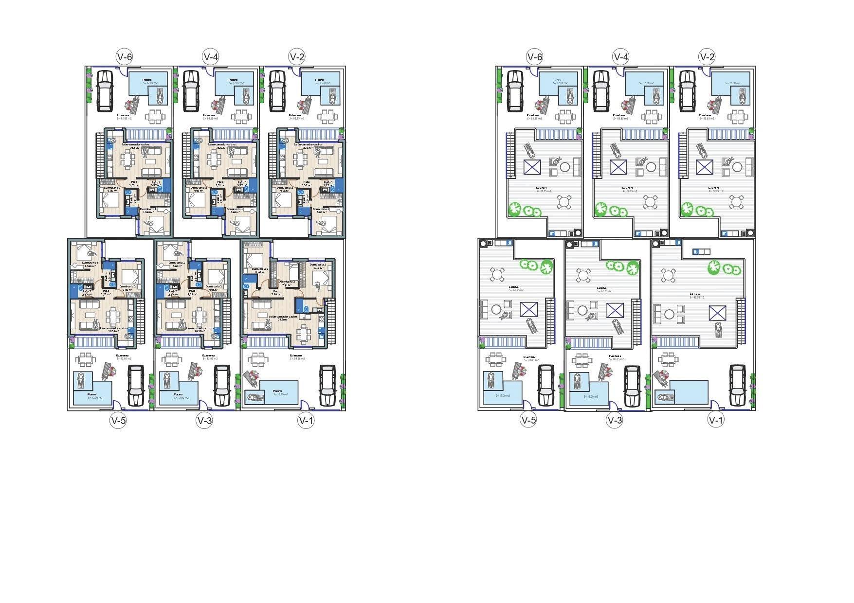New Build - 3 Bedroom 2 Bathroom Villa in Torre Pacheco - pueblo  - Murcia