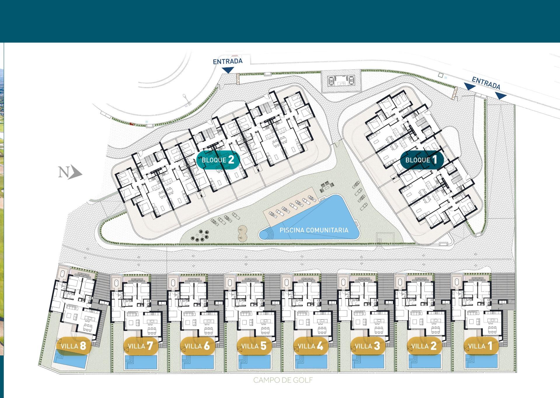 New Build - 2 Bedroom 2 Bathroom Apartment in Los Alcazares - Serena Golf  - Murcia