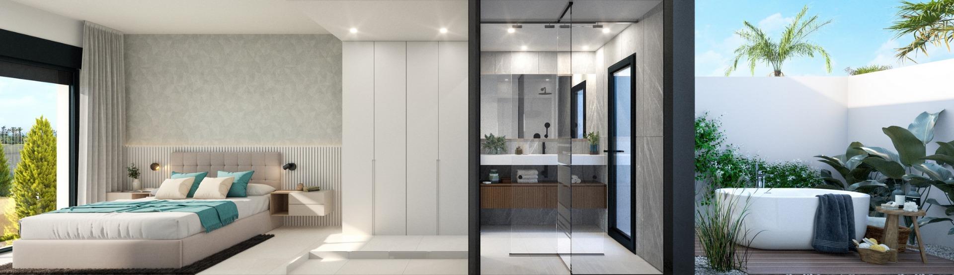 New Build - 3 Bedroom 2 Bathroom Villa in Los Alcazares - Serena Golf  - Murcia