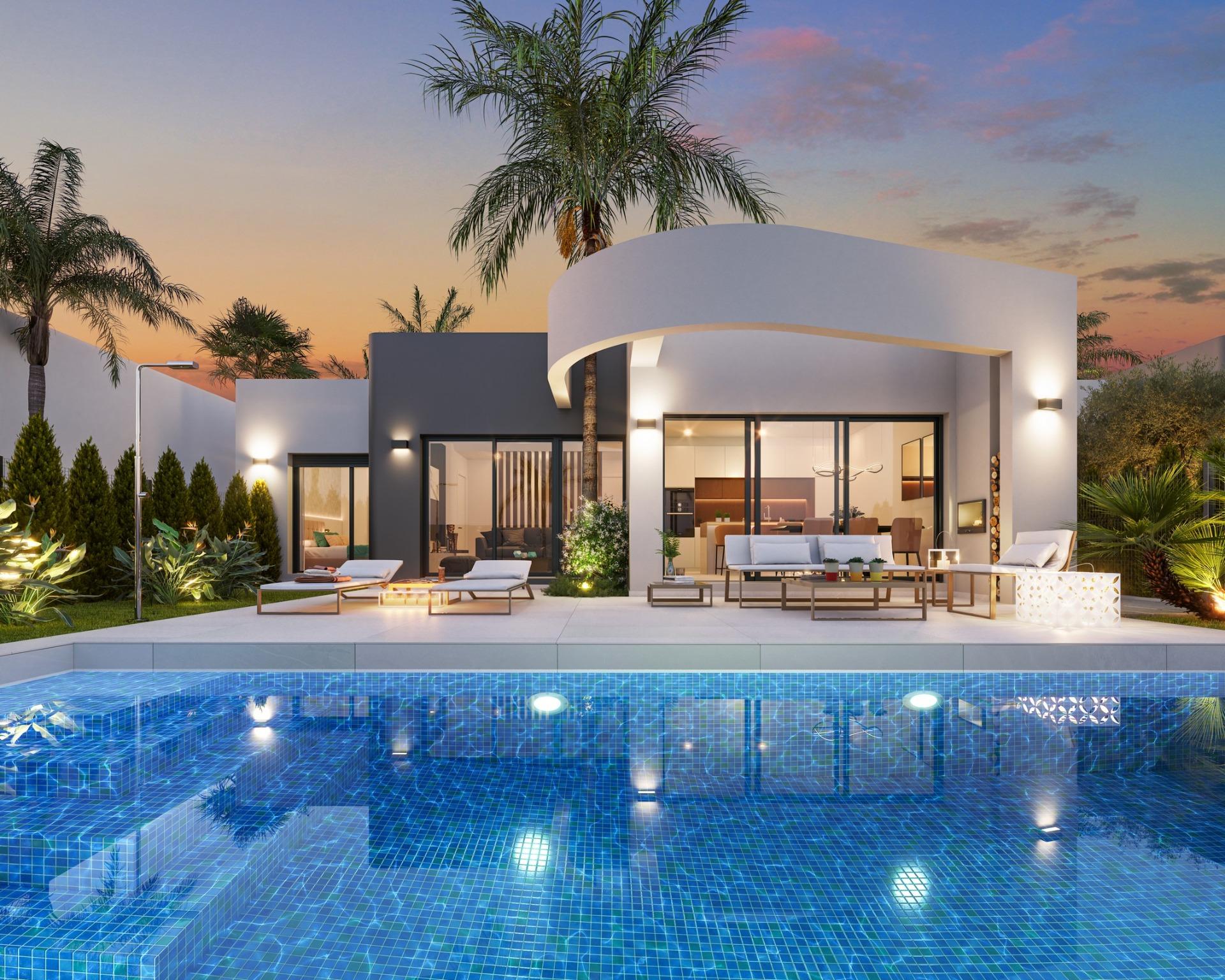 New Build - 3 Bedroom 2 Bathroom Villa in Los Alcazares - Serena Golf  - Murcia