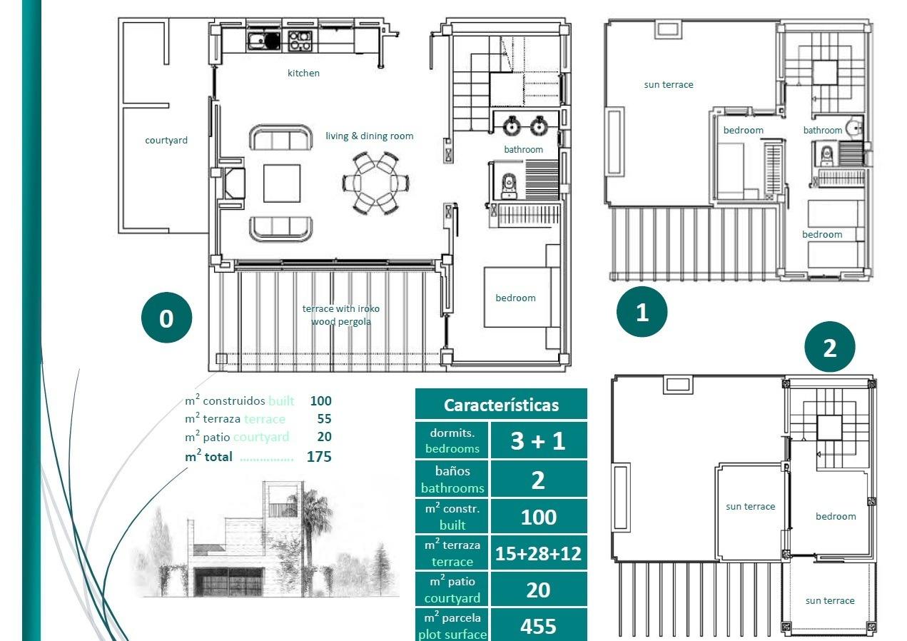 New Build - 4 Bedroom 2 Bathroom Villa in Sucina - Peraleja Golf  - Murcia