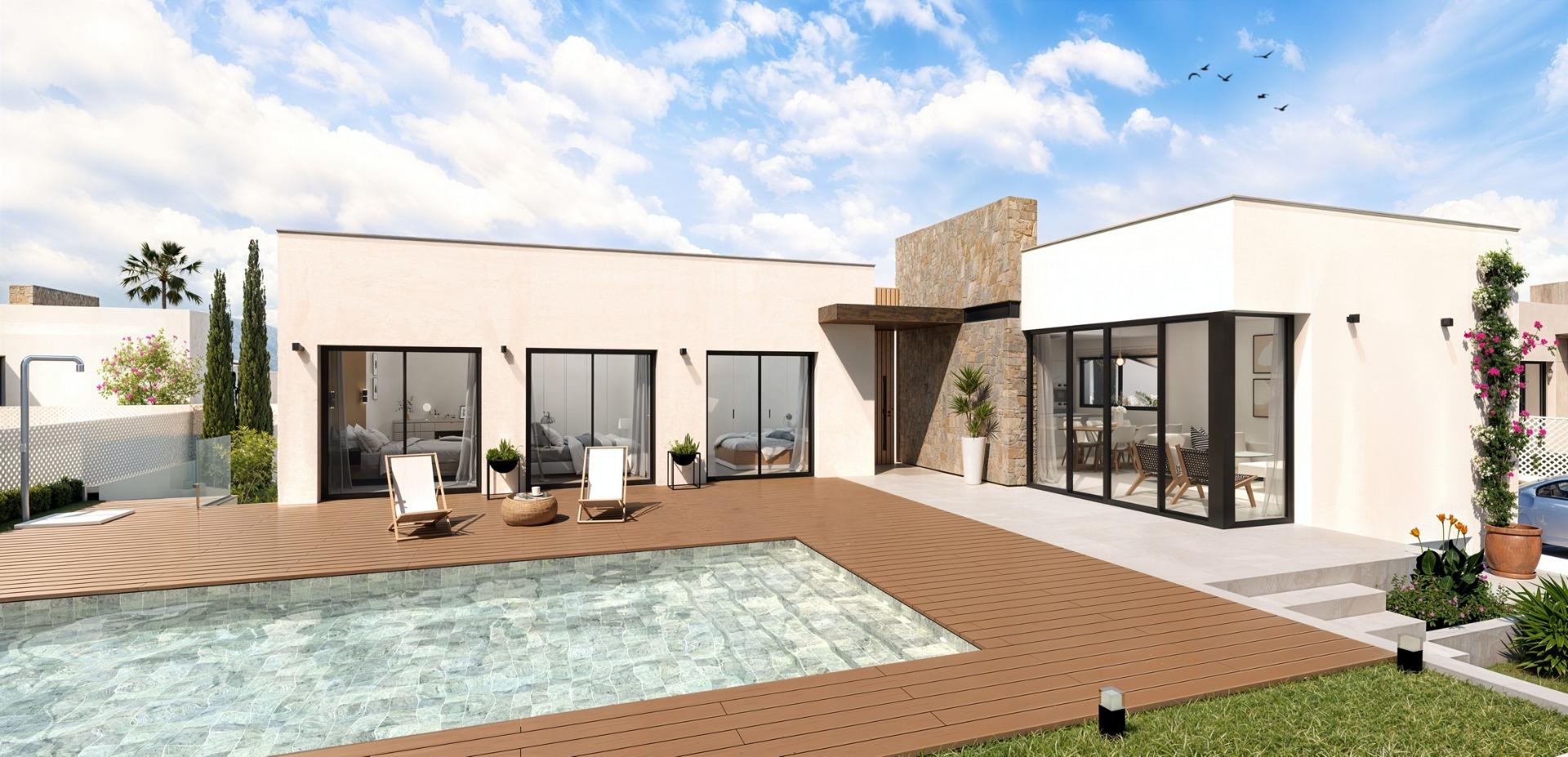 New Build - 3 Bedroom 2 Bathroom Villa in Torre Pacheco - Santa Rosalia Lake And Life Resort  - Murcia