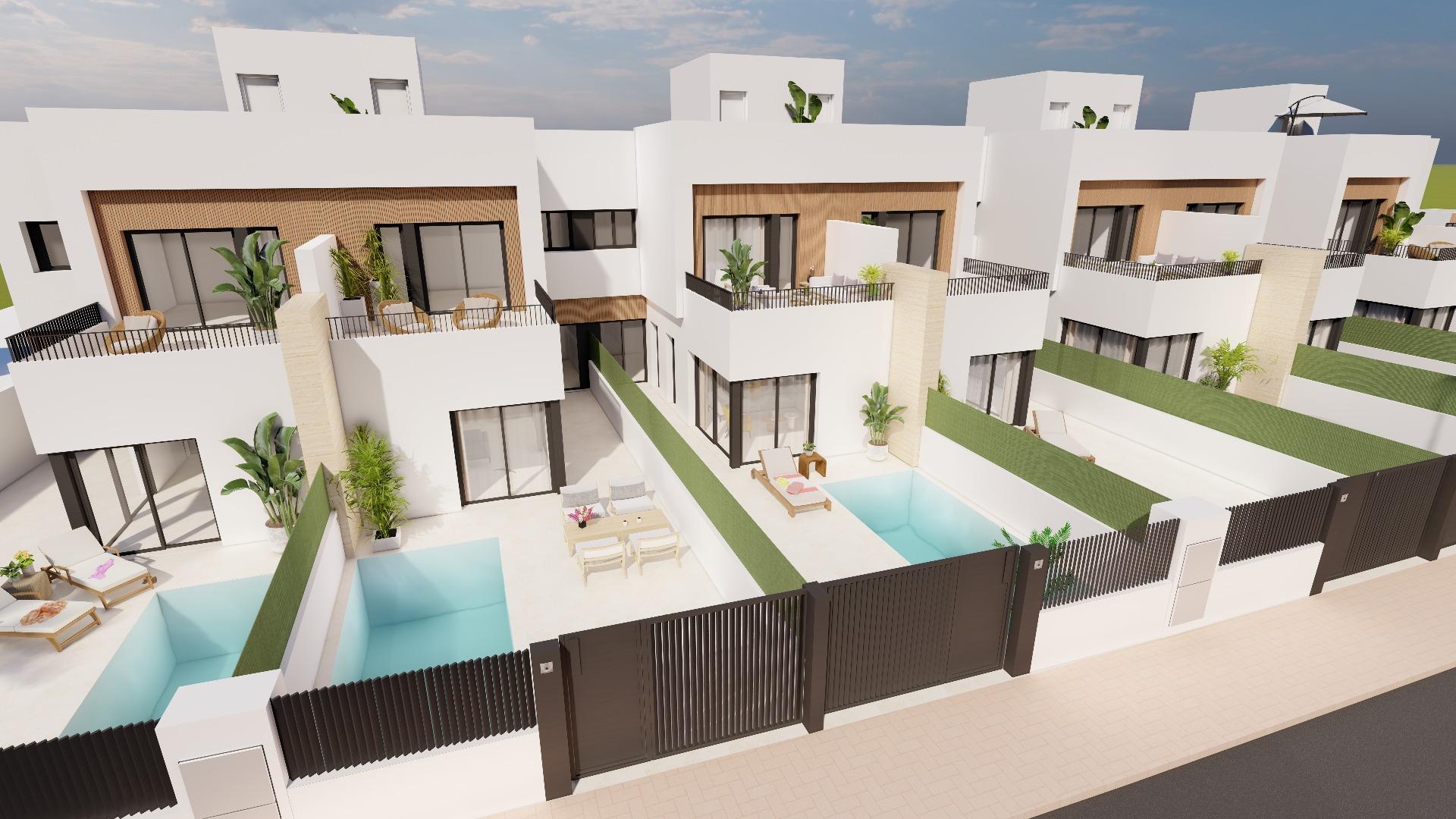 New Build - 3 Bedroom 3 Bathroom Villa in Santiago de la Ribera - Santiago De La Ribera  - Murcia
