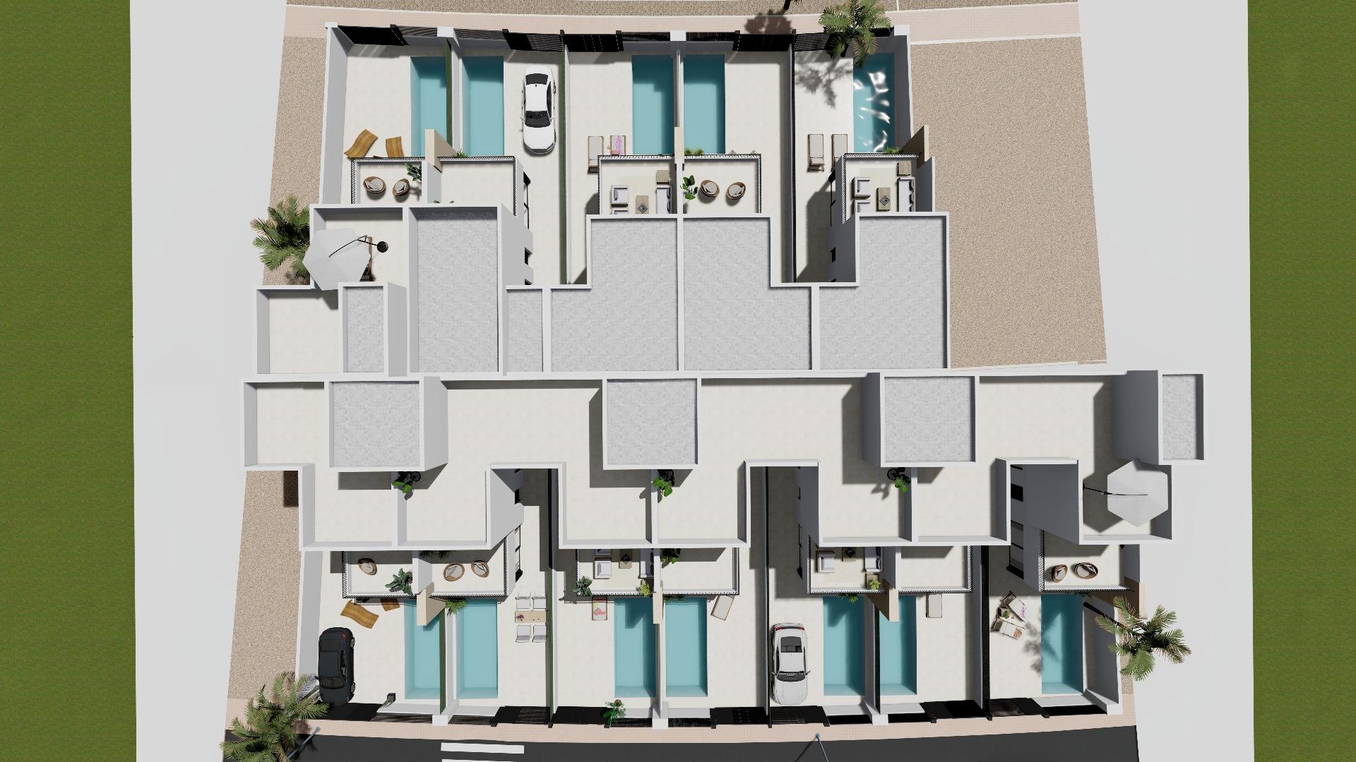 New Build - 3 Bedroom 3 Bathroom Villa in Santiago de la Ribera - Santiago De La Ribera  - Murcia