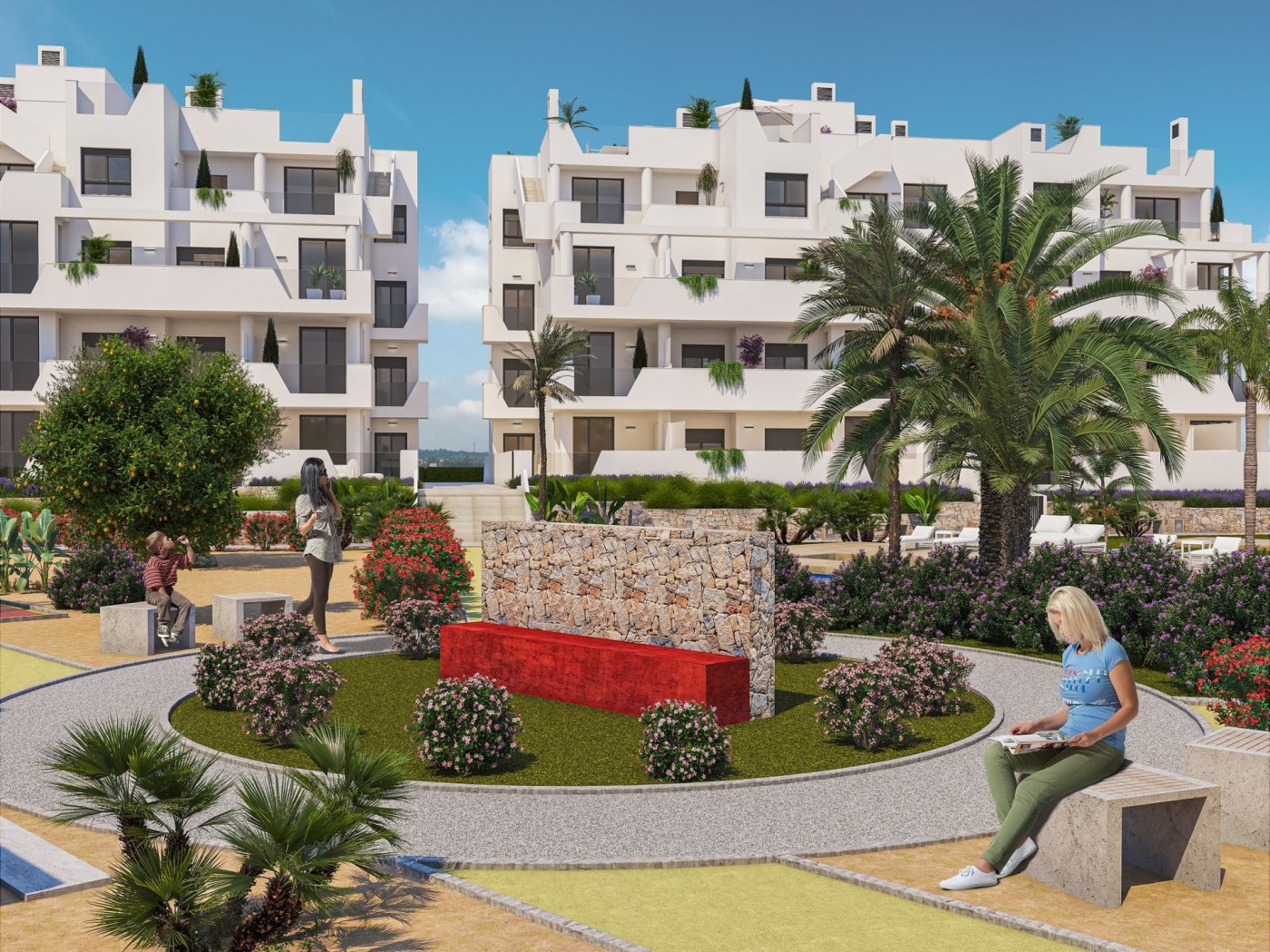 New Build - 2 Bedroom 2 Bathroom Apartment in Torre Pacheco - Santa Rosalia Lake and Life Resort  - Murcia