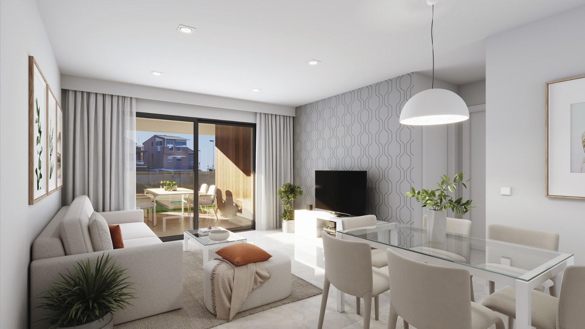 New Build - 3 Bedroom 2 Bathroom Bungalow in Puerto de Mazarron - Playa Negra  - Murcia