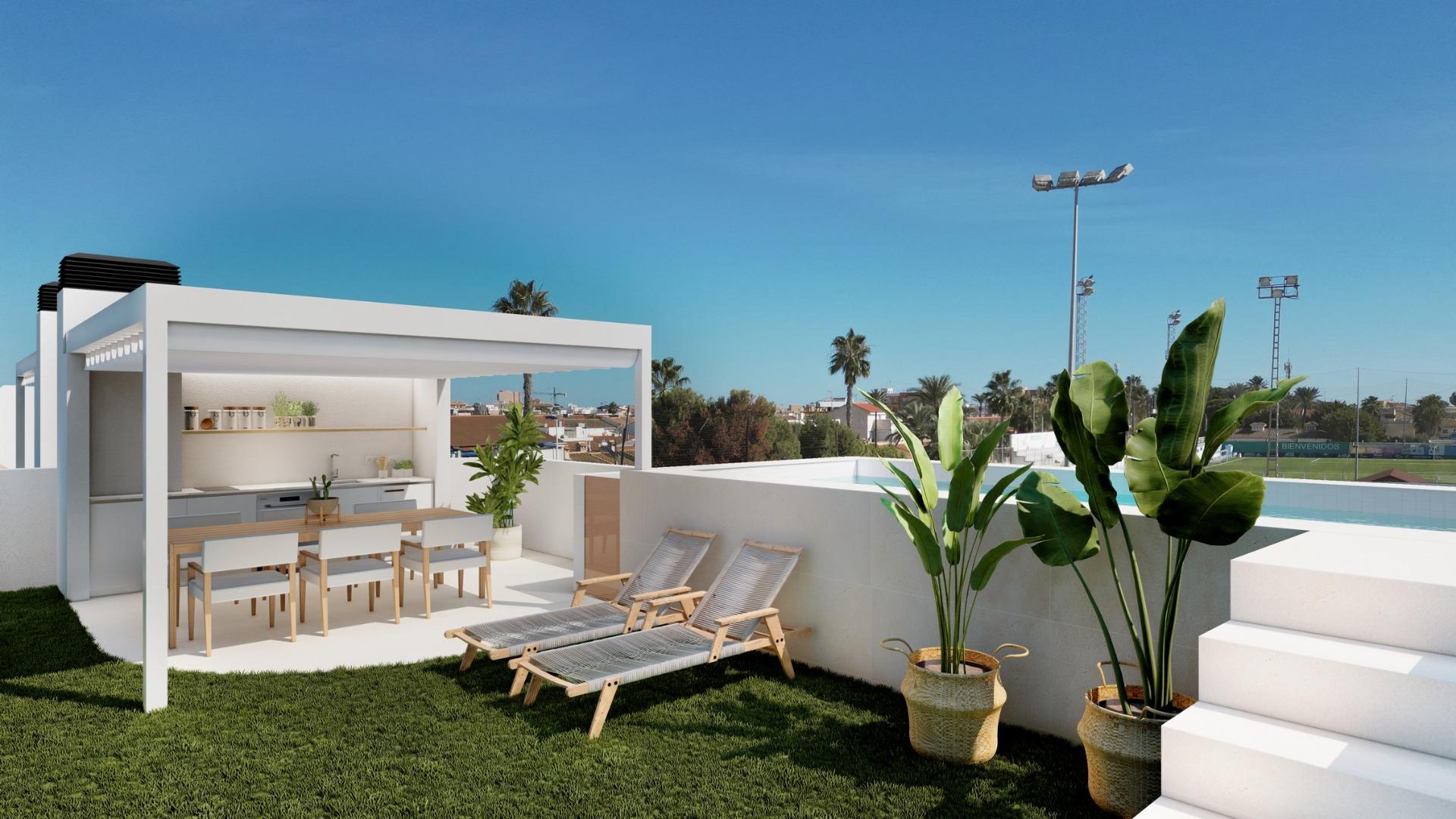 New Build - 2 Bedroom 2 Bathroom Bungalow in San Pedro del Pinatar - Lo Pagan  - Murcia