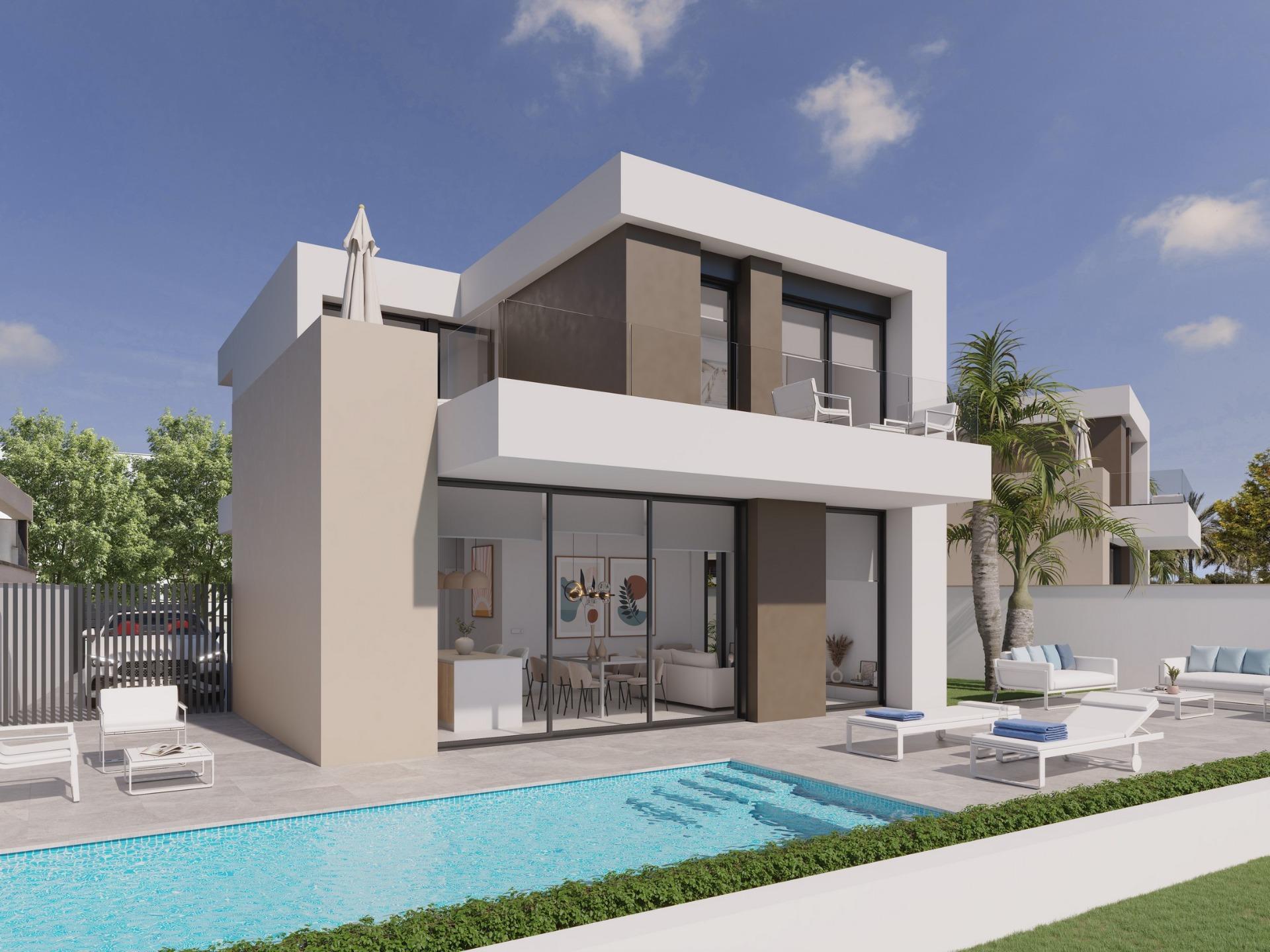 New Build - 3 Bedroom 3 Bathroom Villa in San Javier - Roda Golf  - Murcia