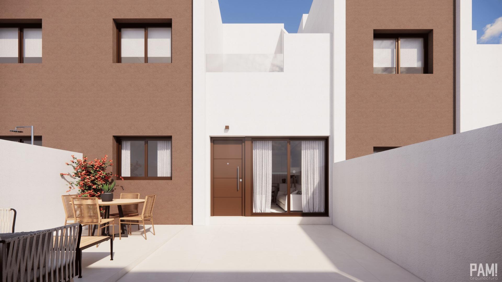 For sale - 3 Bedroom 2 Bathroom Town House in Pilar de La Horadada - Barrio los Segundas  - Alicante