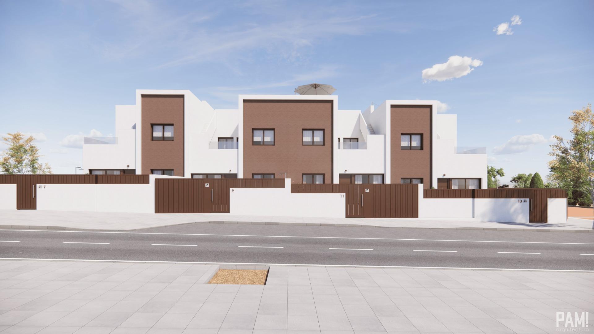 For sale - 3 Bedroom 2 Bathroom Town House in Pilar de La Horadada - Barrio los Segundas  - Alicante