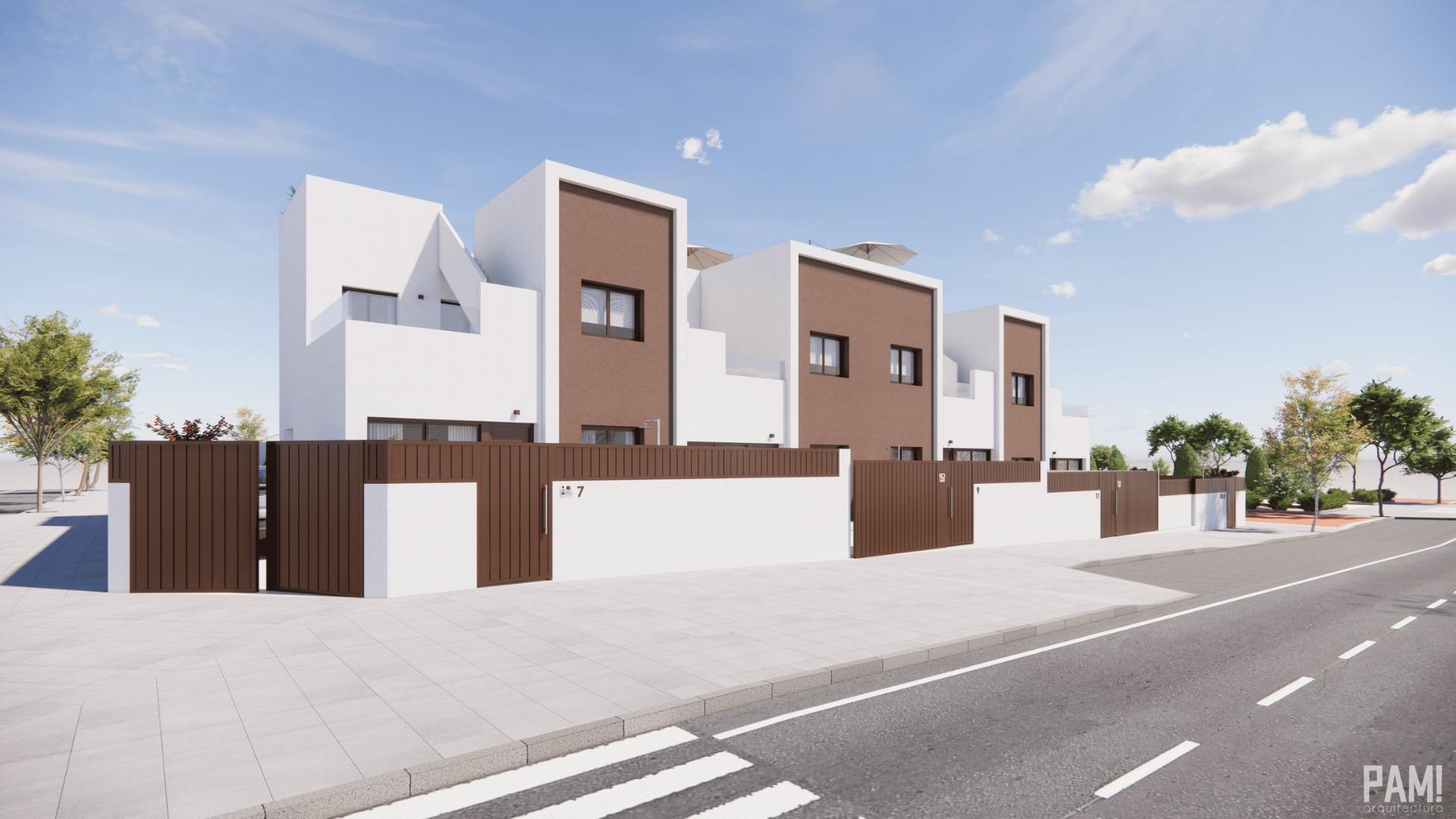 For sale - 3 Bedroom 2 Bathroom Town House in Pilar de La Horadada - Barrio los Segundas  - Alicante