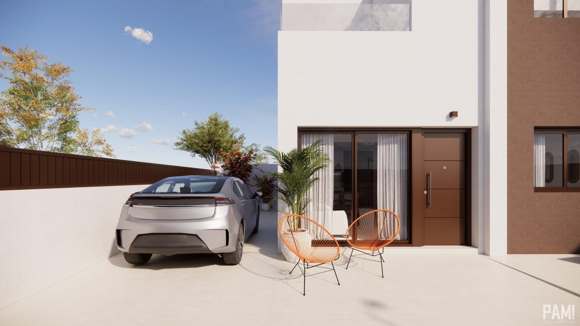 For sale - 3 Bedroom 2 Bathroom Town House in Pilar de La Horadada - Barrio los Segundas  - Alicante