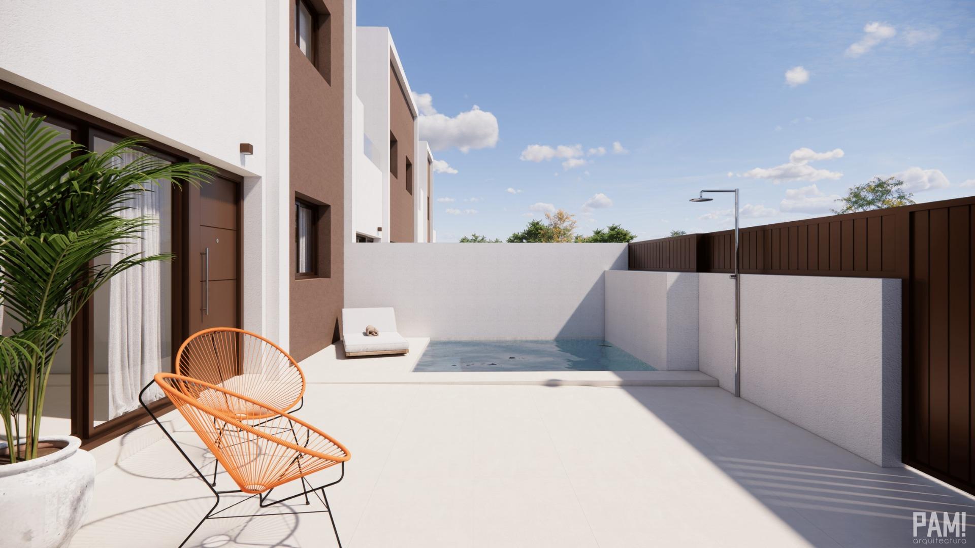 For sale - 3 Bedroom 2 Bathroom Town House in Pilar de La Horadada - Barrio los Segundas  - Alicante