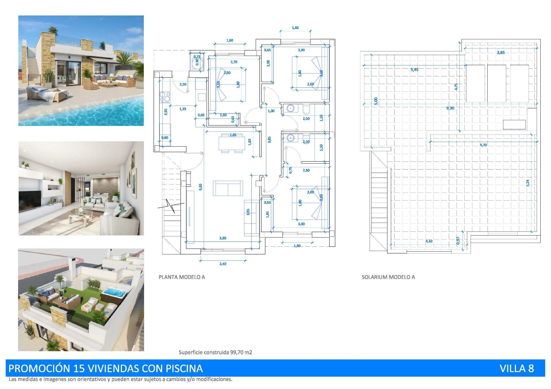 For sale - 3 Bedroom 2 Bathroom Villa in San Fulgencio - Oasis La Marina  - Alicante