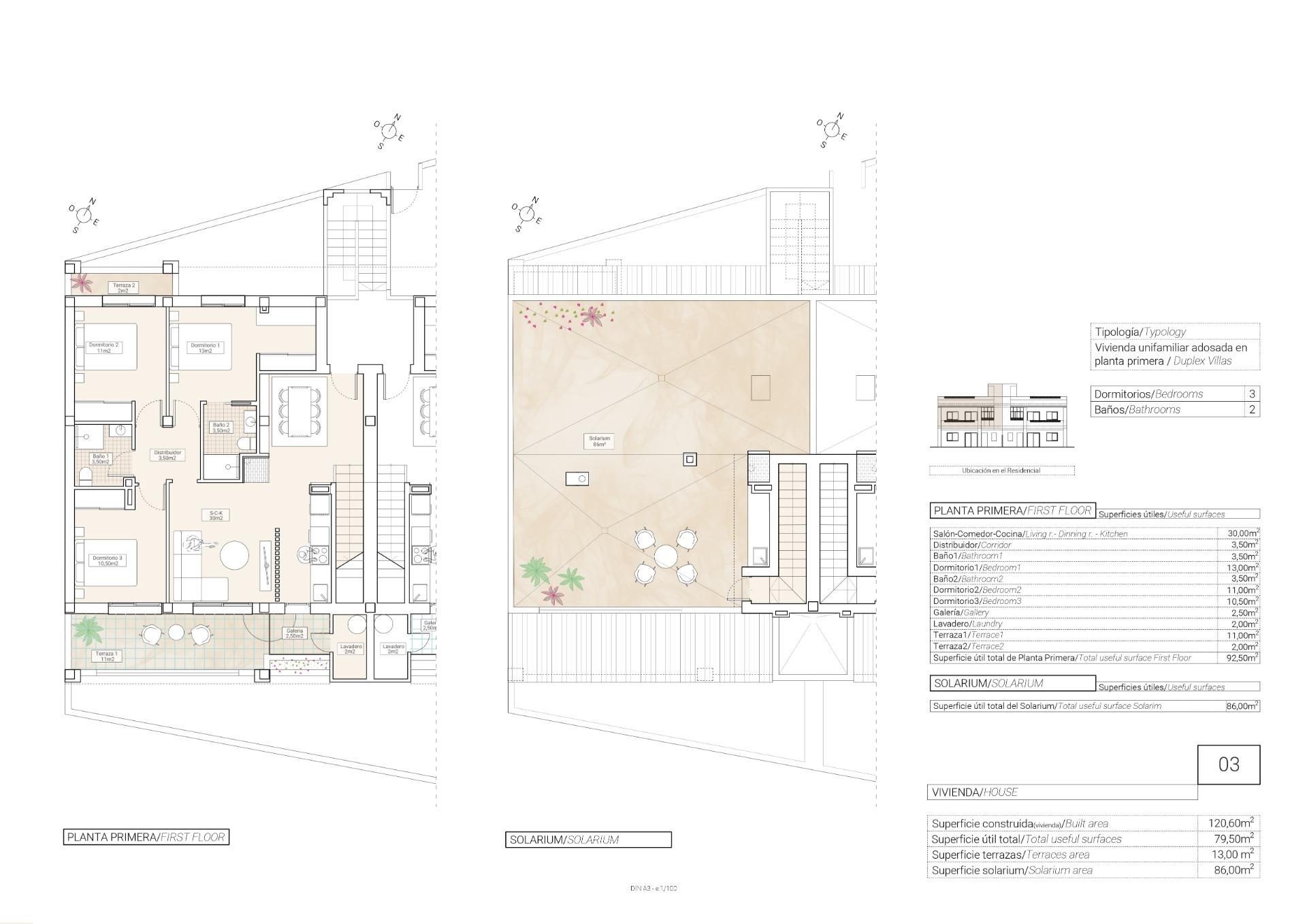 For sale - 3 Bedroom 2 Bathroom Bungalow in Hondón de las Nieves - El Salero  - Alicante