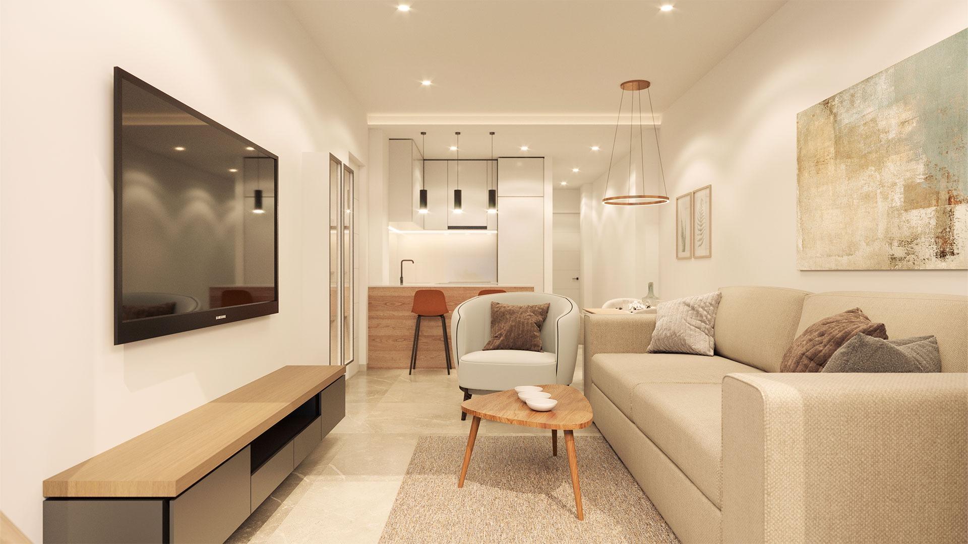 For sale - 1 Bedroom 1 Bathroom Apartment in Torrevieja - Playa del Acequión  - Alicante