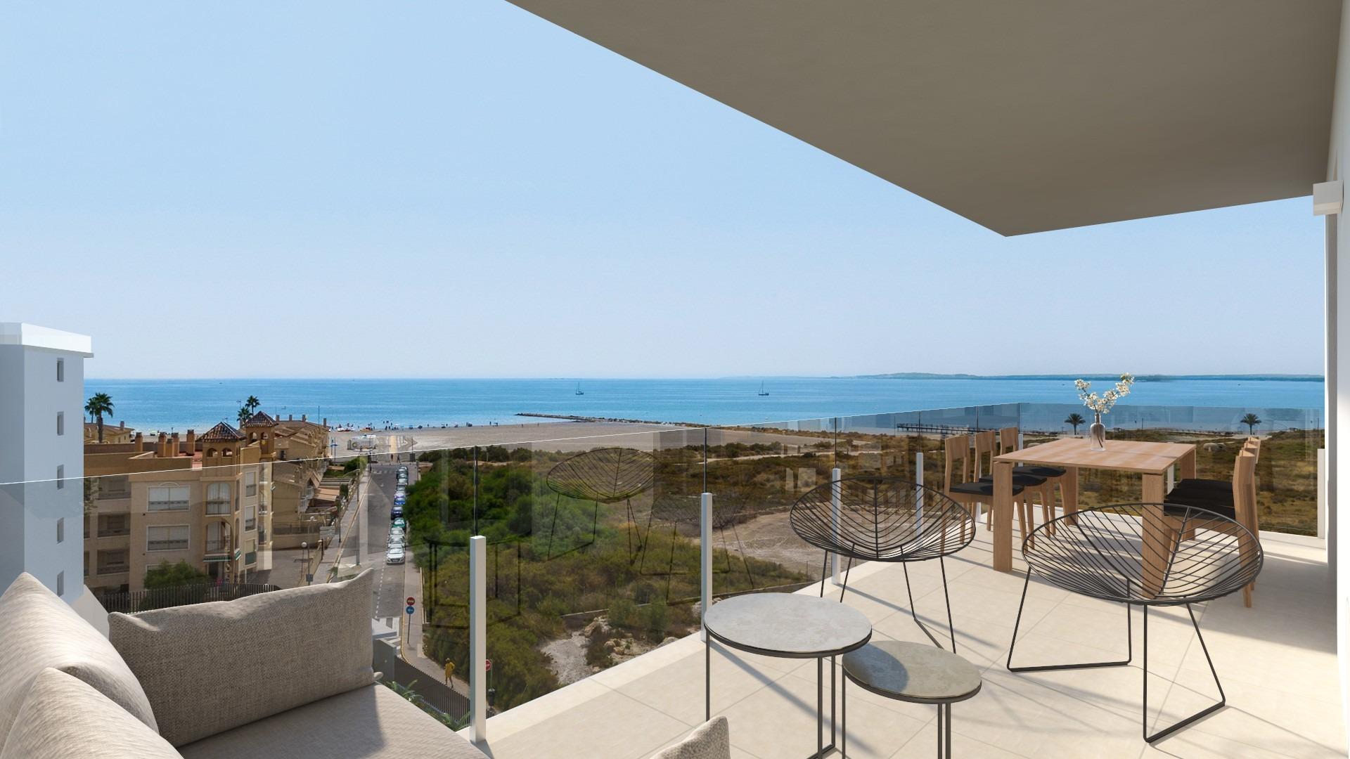 For sale - 3 Bedroom 2 Bathroom Penthouse in Santa Pola - Playa Tamarit  - Alicante