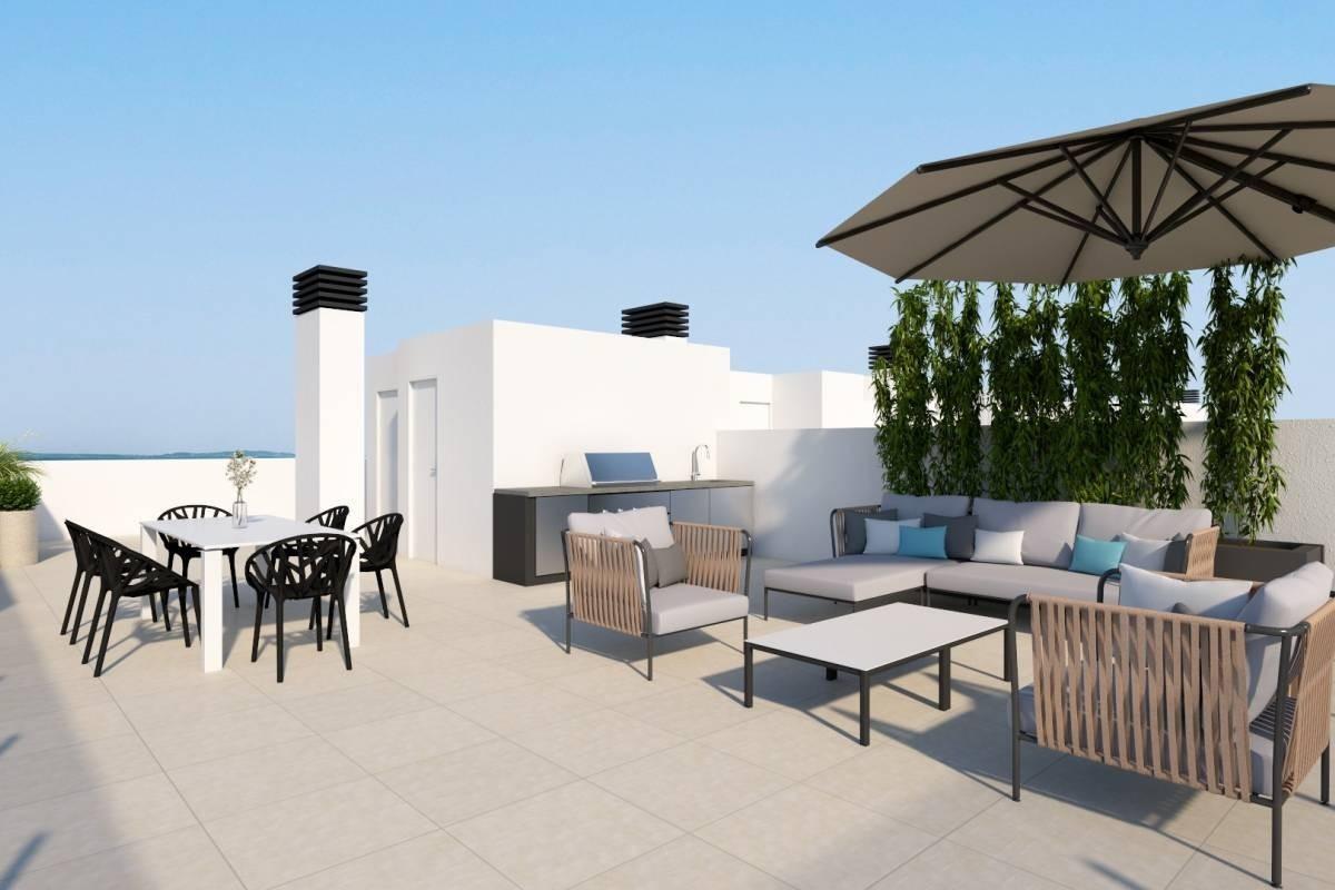 For sale - 3 Bedroom 2 Bathroom Penthouse in Santa Pola - Playa Tamarit  - Alicante