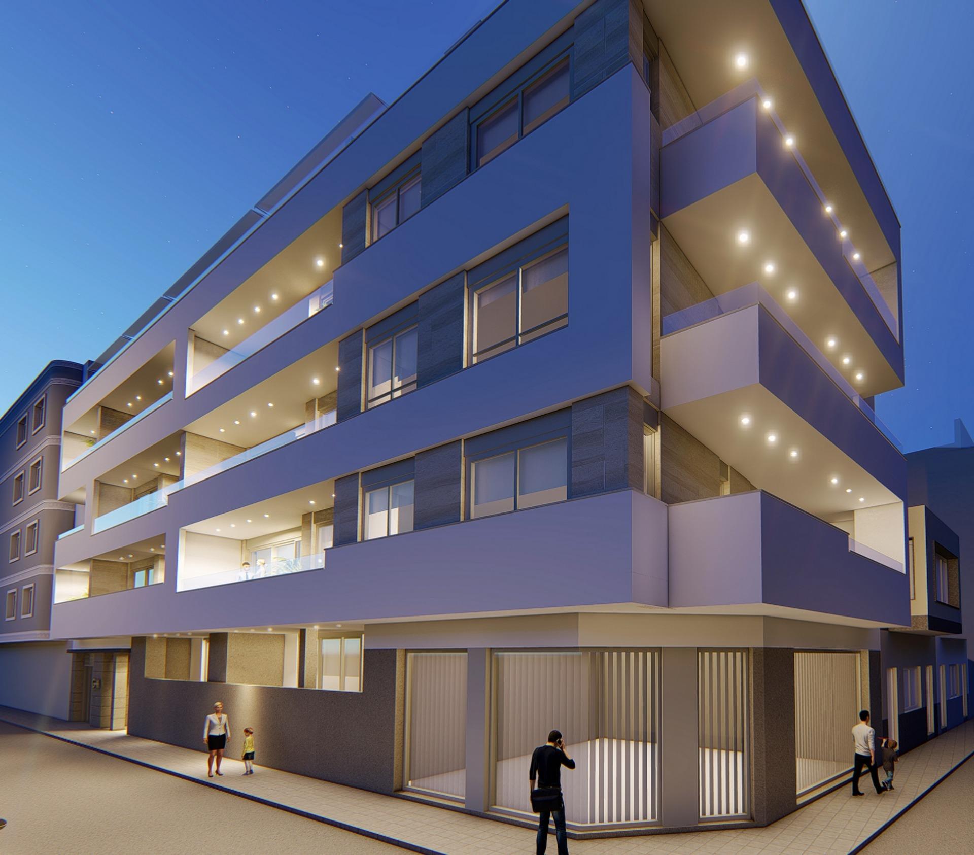 For sale - 3 Bedroom 3 Bathroom Penthouse in Torrevieja - Playa Del Cura  - Alicante