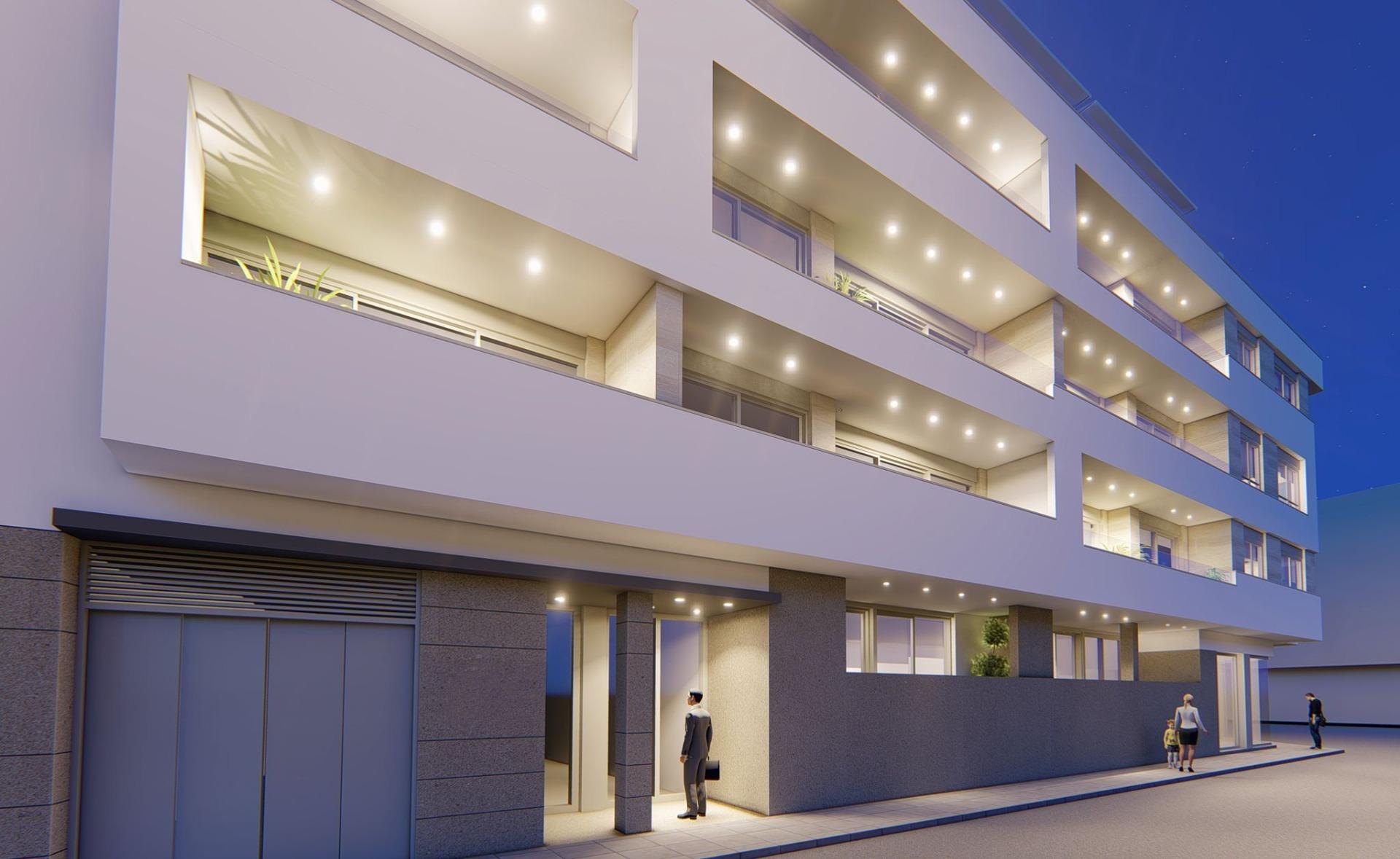 For sale - 3 Bedroom 3 Bathroom Penthouse in Torrevieja - Playa Del Cura  - Alicante