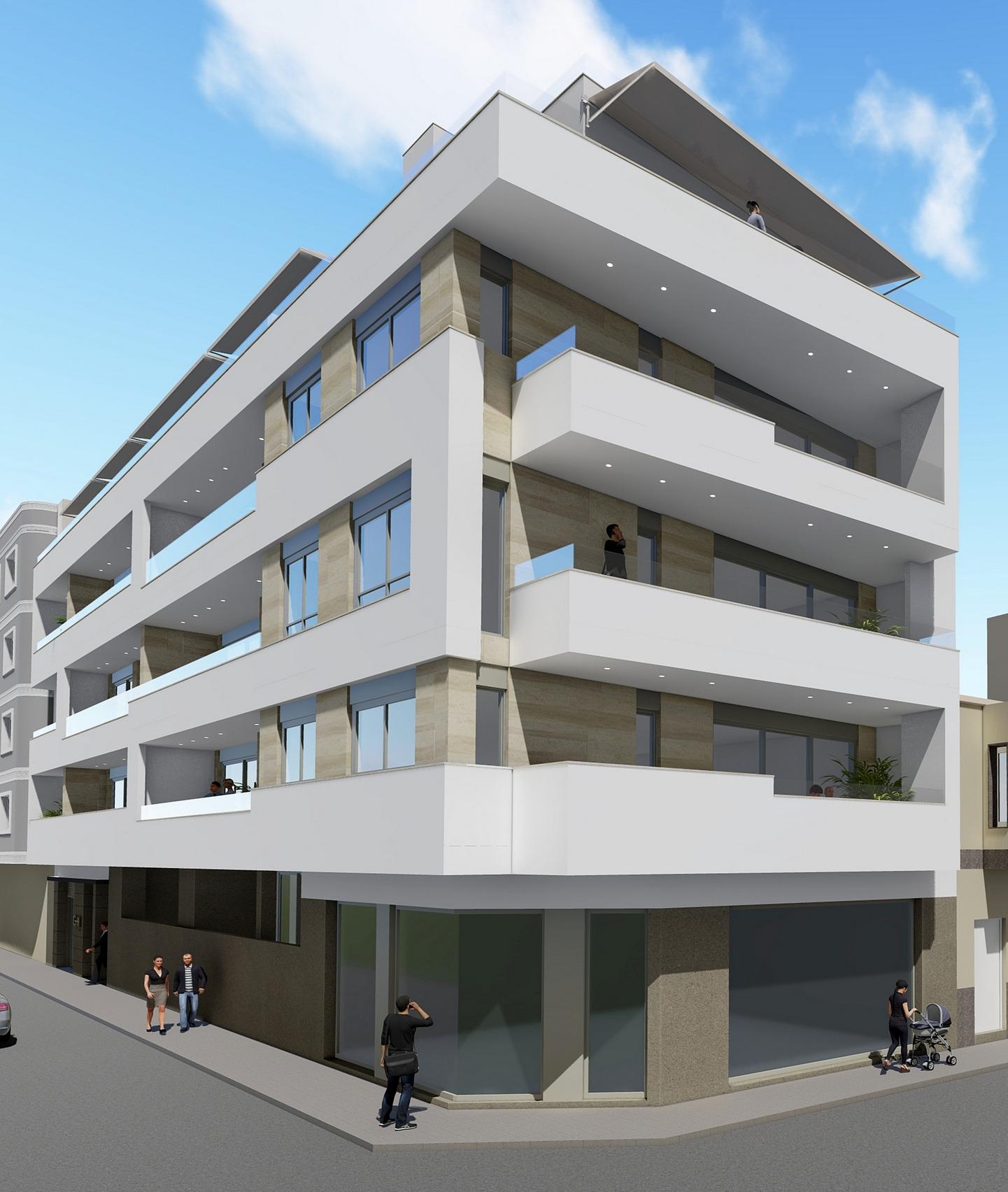 For sale - 3 Bedroom 3 Bathroom Penthouse in Torrevieja - Playa Del Cura  - Alicante