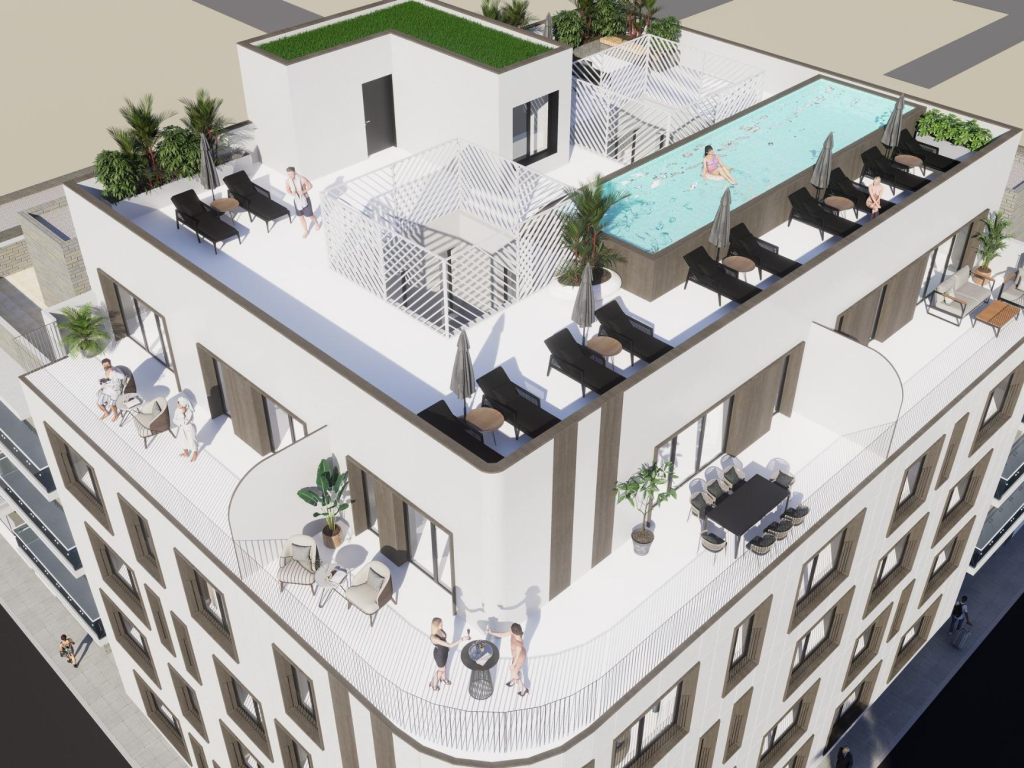 2 Bedroom 2 Bathroom Penthouse in Torrevieja