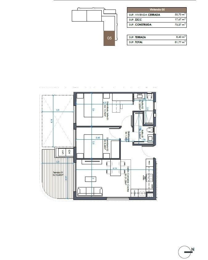 For sale - 2 Bedroom 2 Bathroom Apartment in Guardamar del Segura - Camino del Puerto  - Alicante