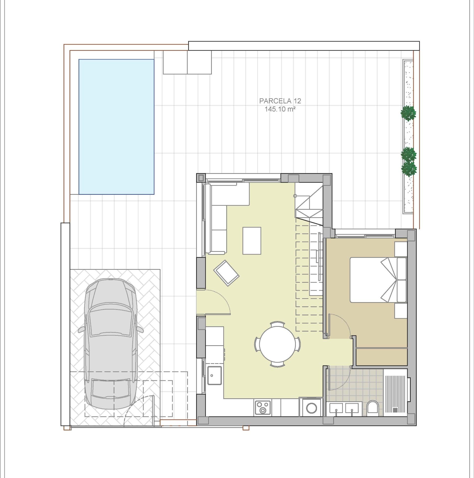 For sale - 3 Bedroom 2 Bathroom Villa in Orihuela - Vistabella Golf  - Alicante