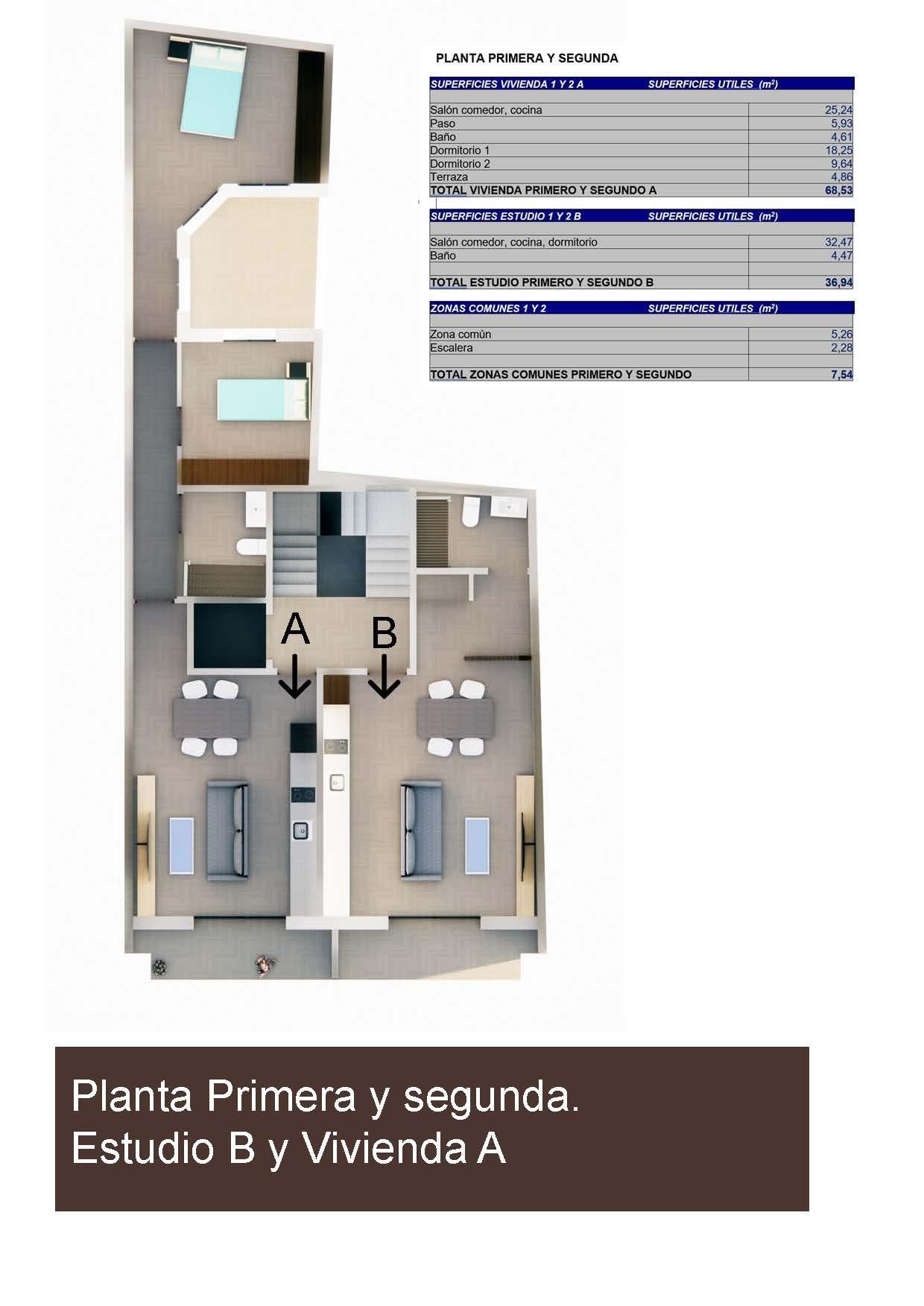 For sale - 2 Bedroom 1 Bathroom Apartment in Torrevieja - Centro  - Alicante