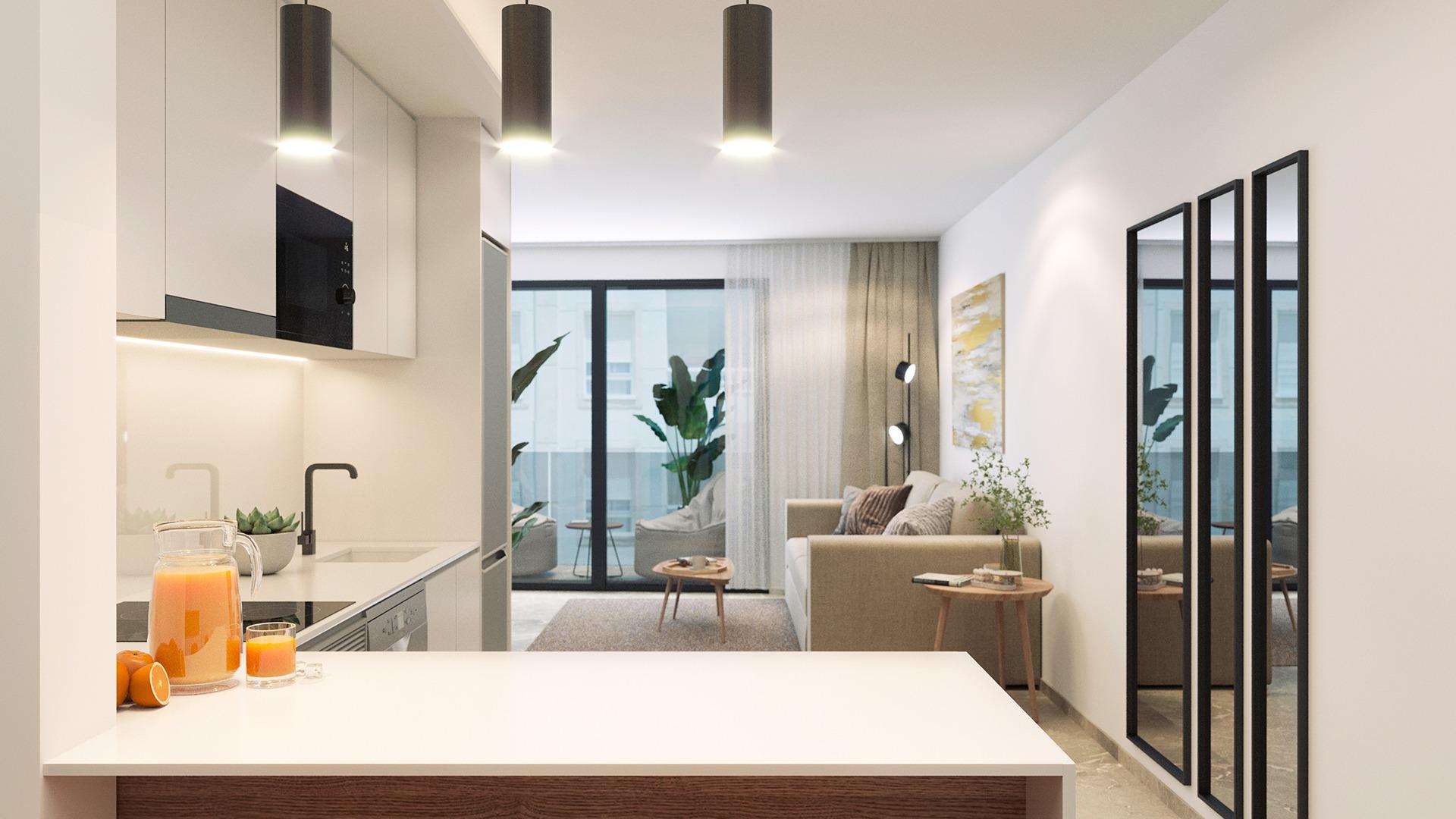 For sale - 2 Bedroom 2 Bathroom Apartment in Torrevieja - Playa de El Cura  - Alicante