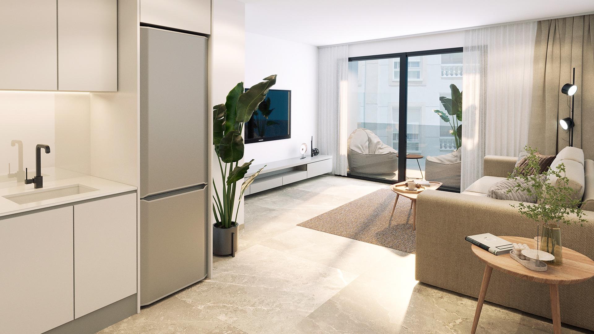 For sale - 2 Bedroom 2 Bathroom Apartment in Torrevieja - Playa de El Cura  - Alicante