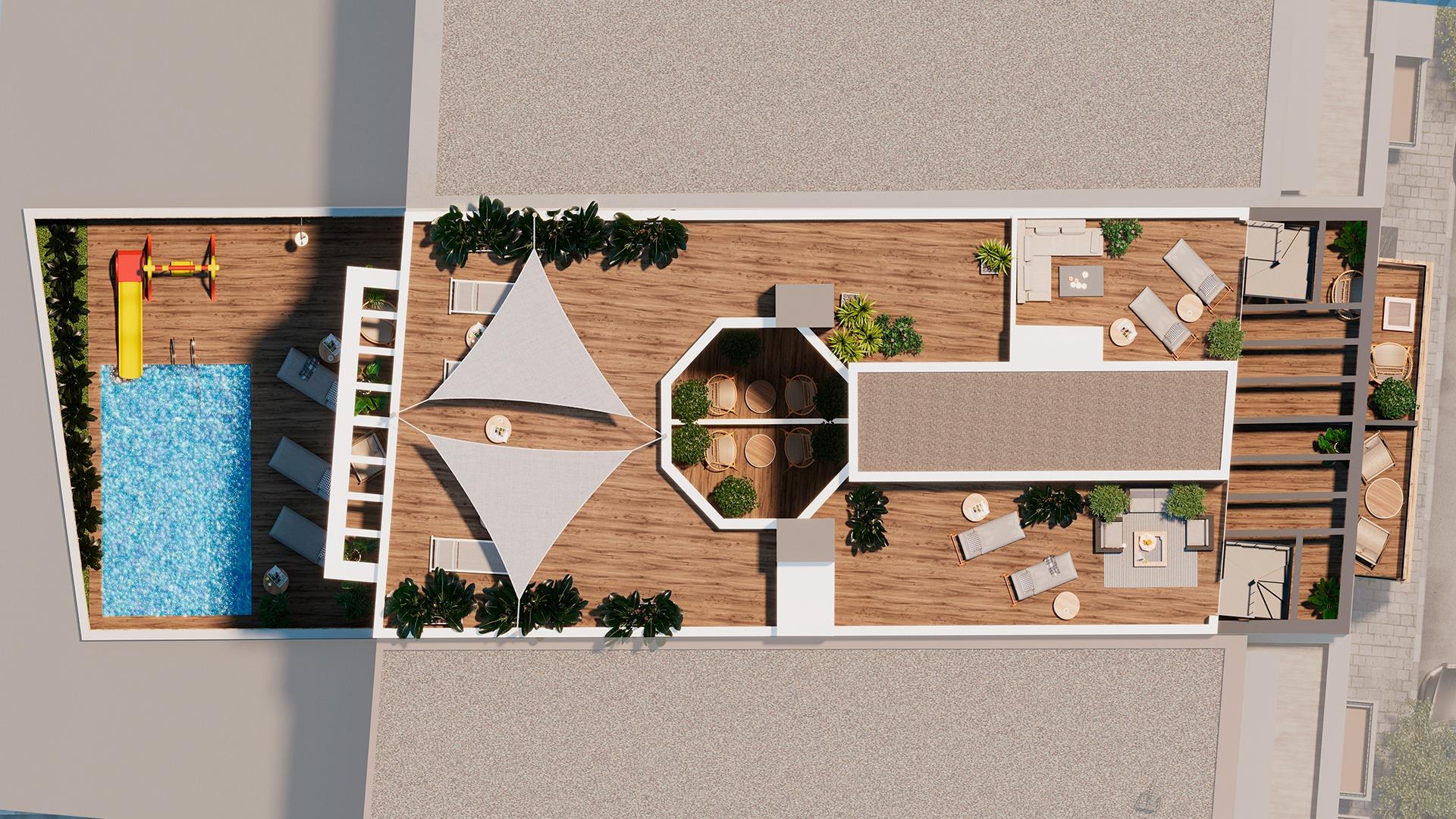 For sale - 2 Bedroom 1 Bathroom Penthouse in Torrevieja - Playa de El Cura  - Alicante