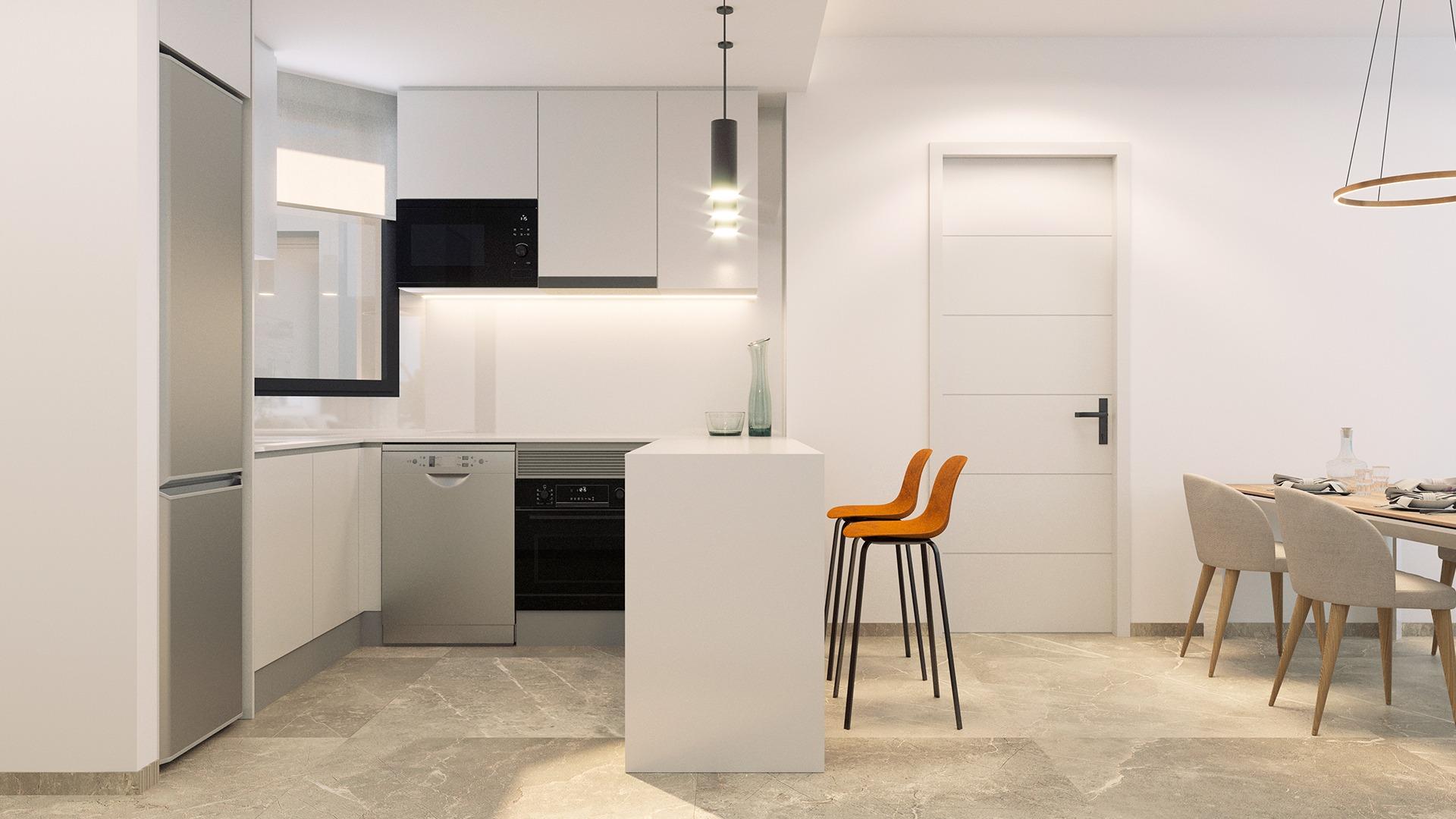 For sale - 2 Bedroom 1 Bathroom Penthouse in Torrevieja - Playa de El Cura  - Alicante