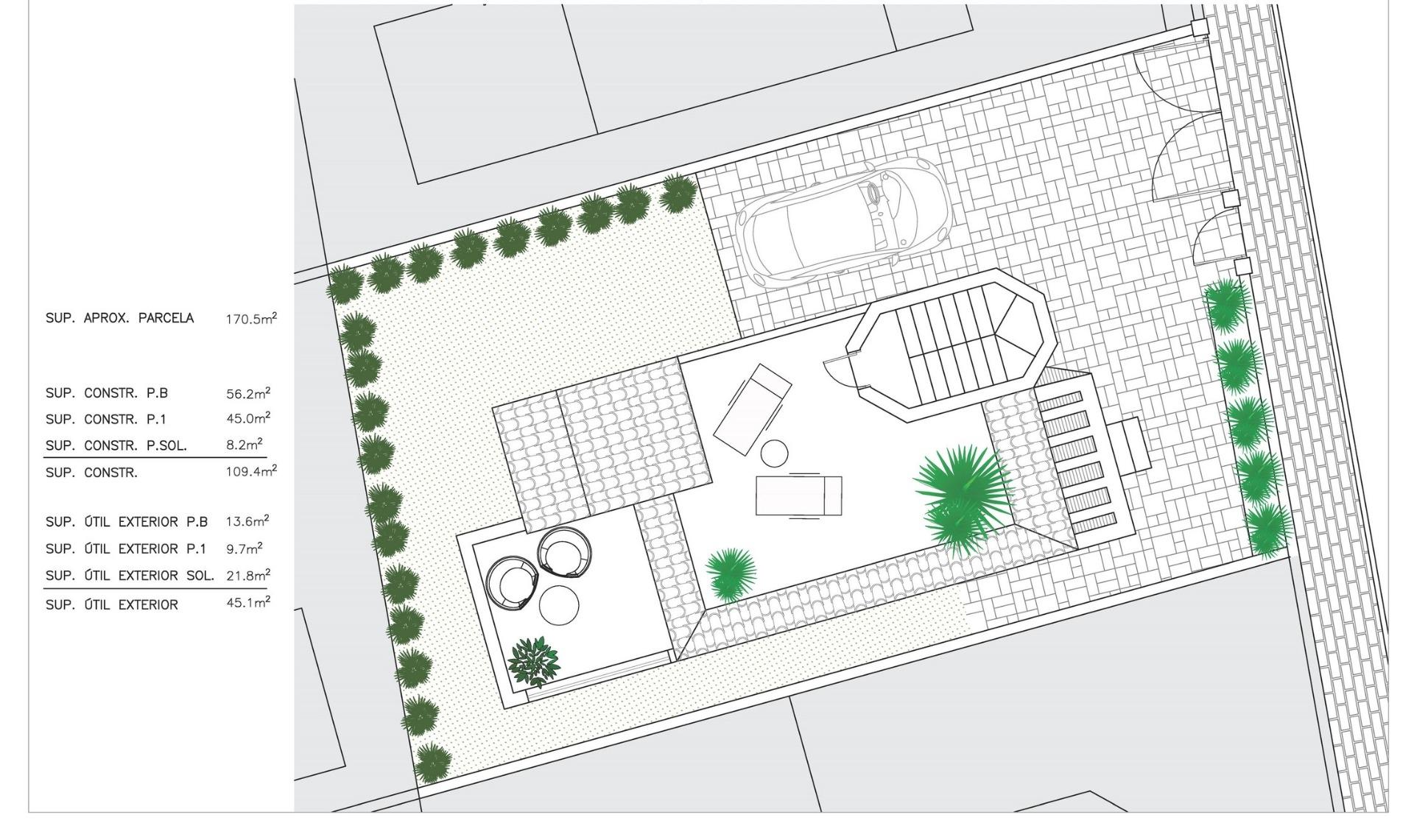 New Build - 3 Bedroom 3 Bathroom Villa in San Fulgencio - El Oasis  - Alicante