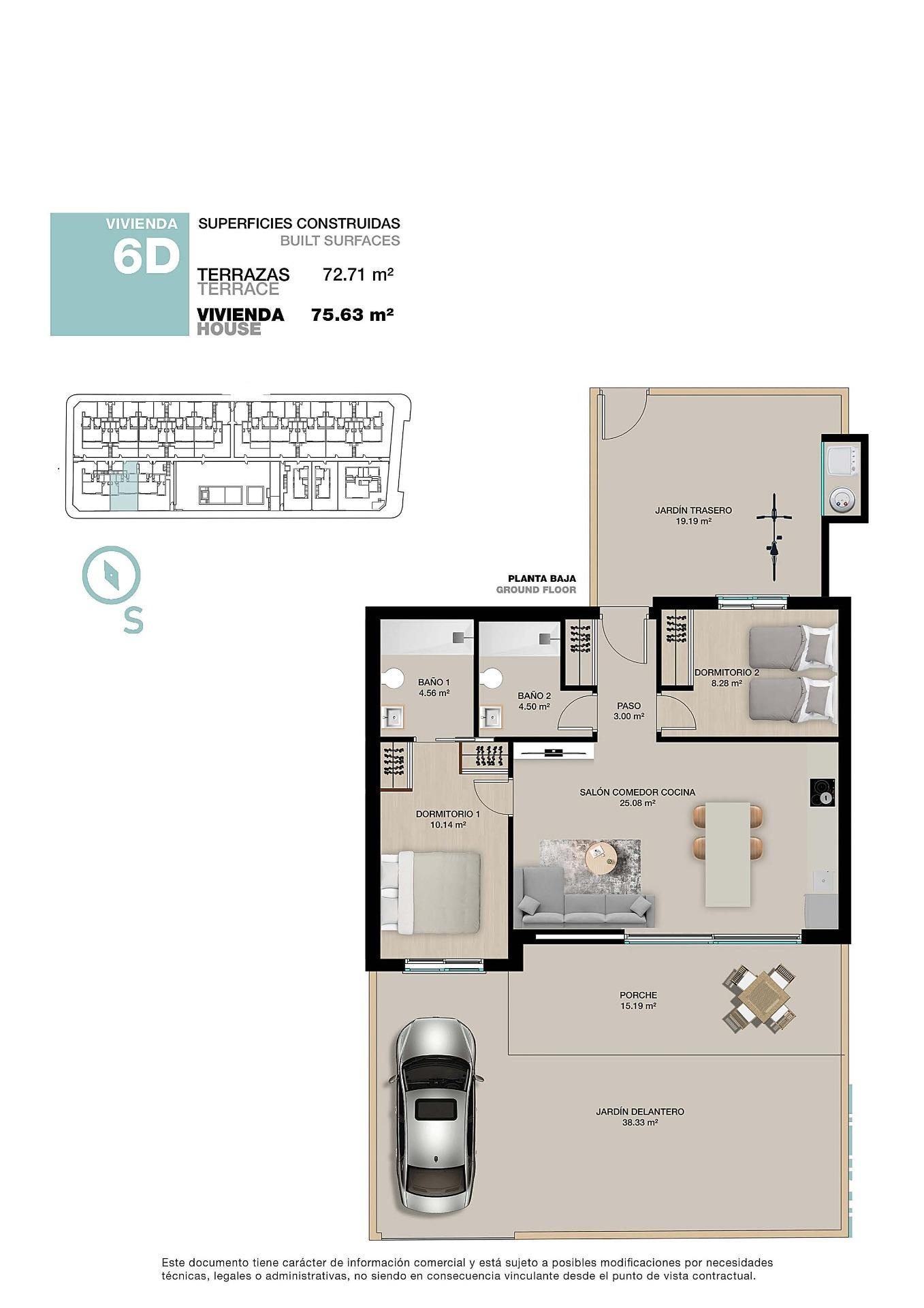 For sale - 2 Bedroom 2 Bathroom Bungalow in Pilar de La Horadada - Torre De La Horadada  - Alicante