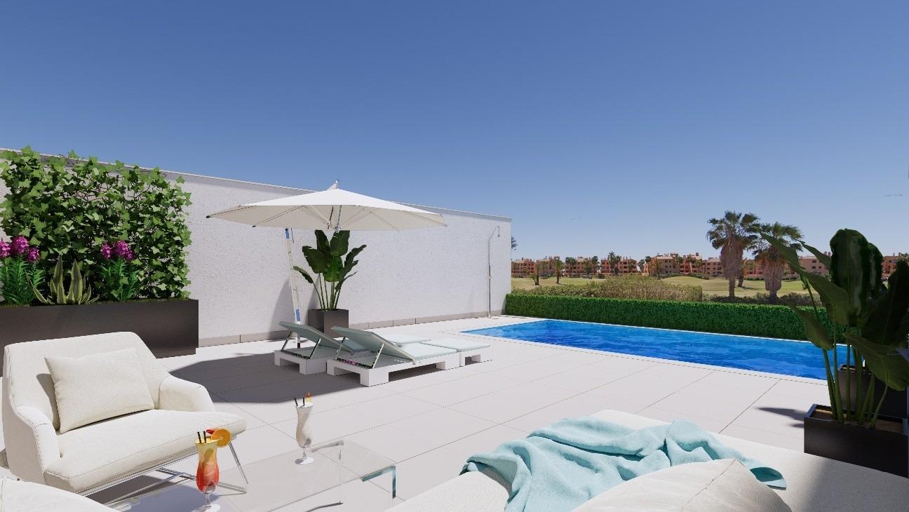 New Build - 3 Bedroom 2 Bathroom Town House in Los Alcazares - Serena Golf  - Murcia