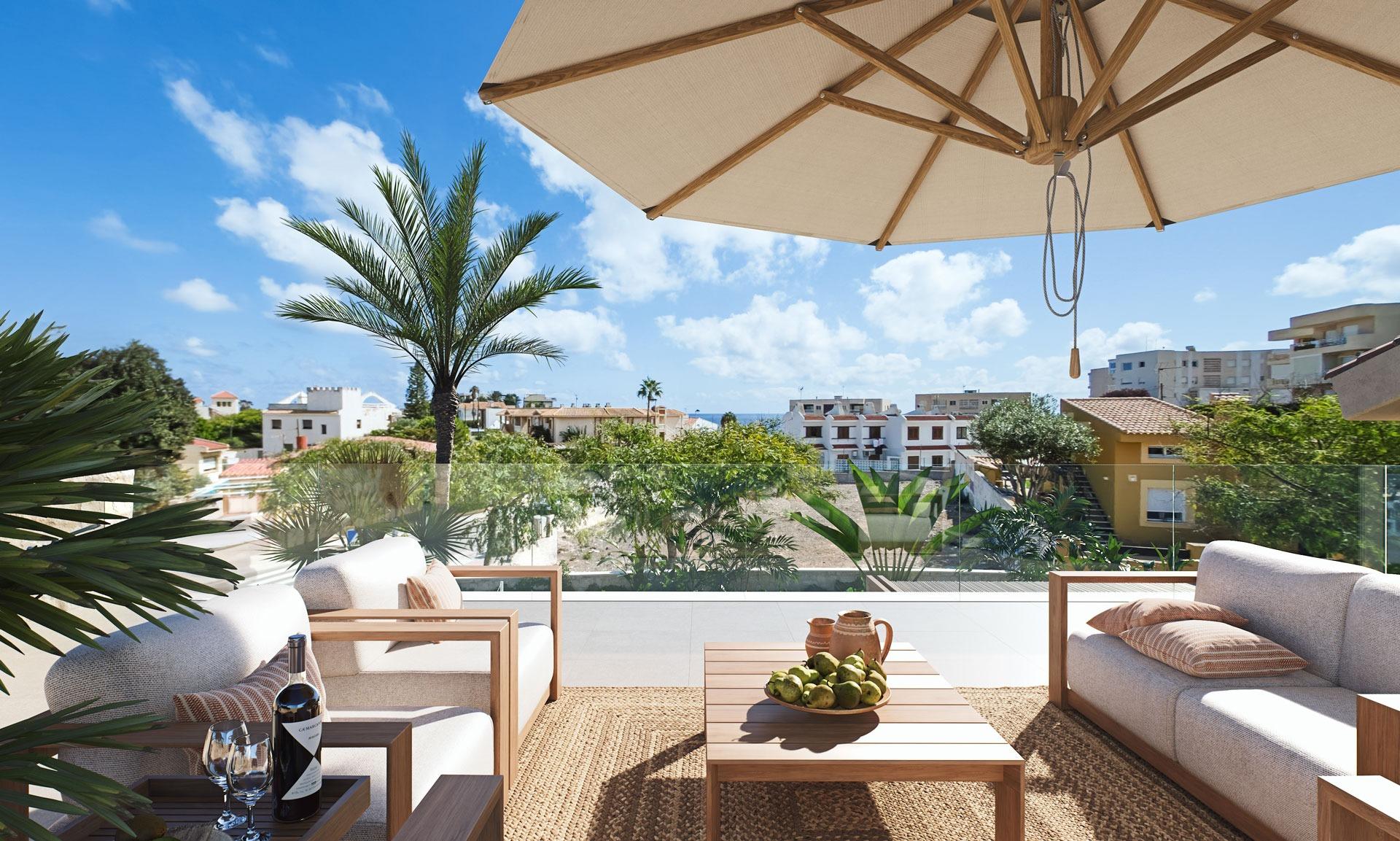 New Build - 3 Bedroom 2 Bathroom Villa in Cabo de Palos - Cala Flores  - Murcia