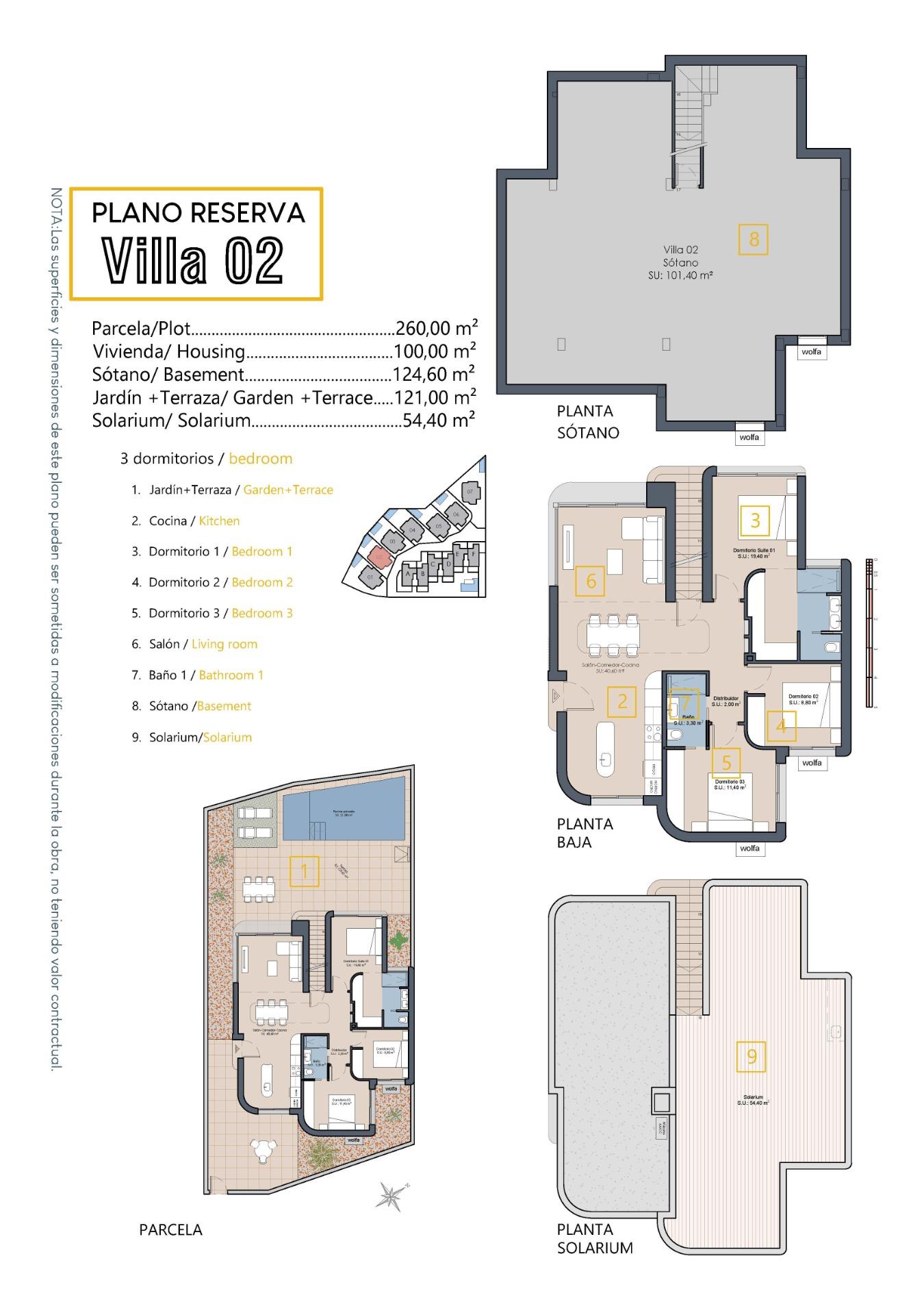 New Build - 3 Bedroom 2 Bathroom Villa in Los Alcazares - Serena Golf  - Murcia