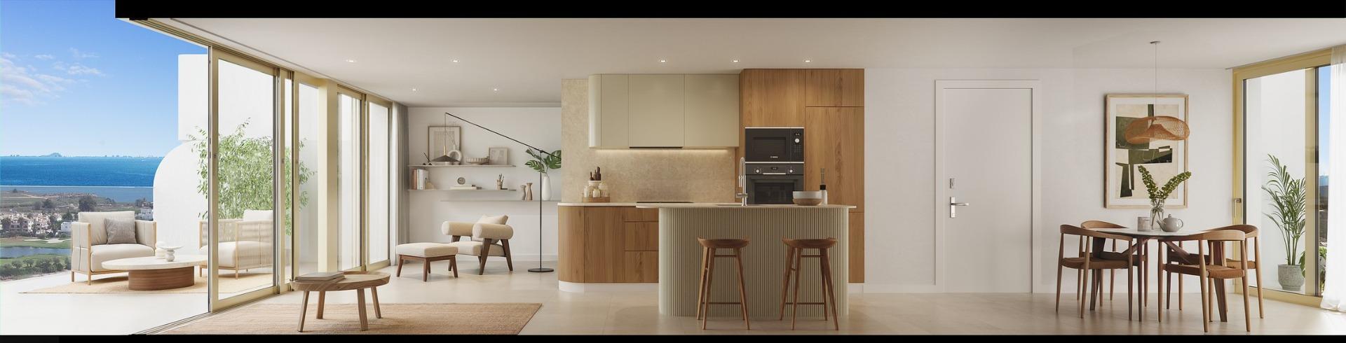 New Build - 3 Bedroom 2 Bathroom Apartment in Los Alcazares - Serena Golf  - Murcia