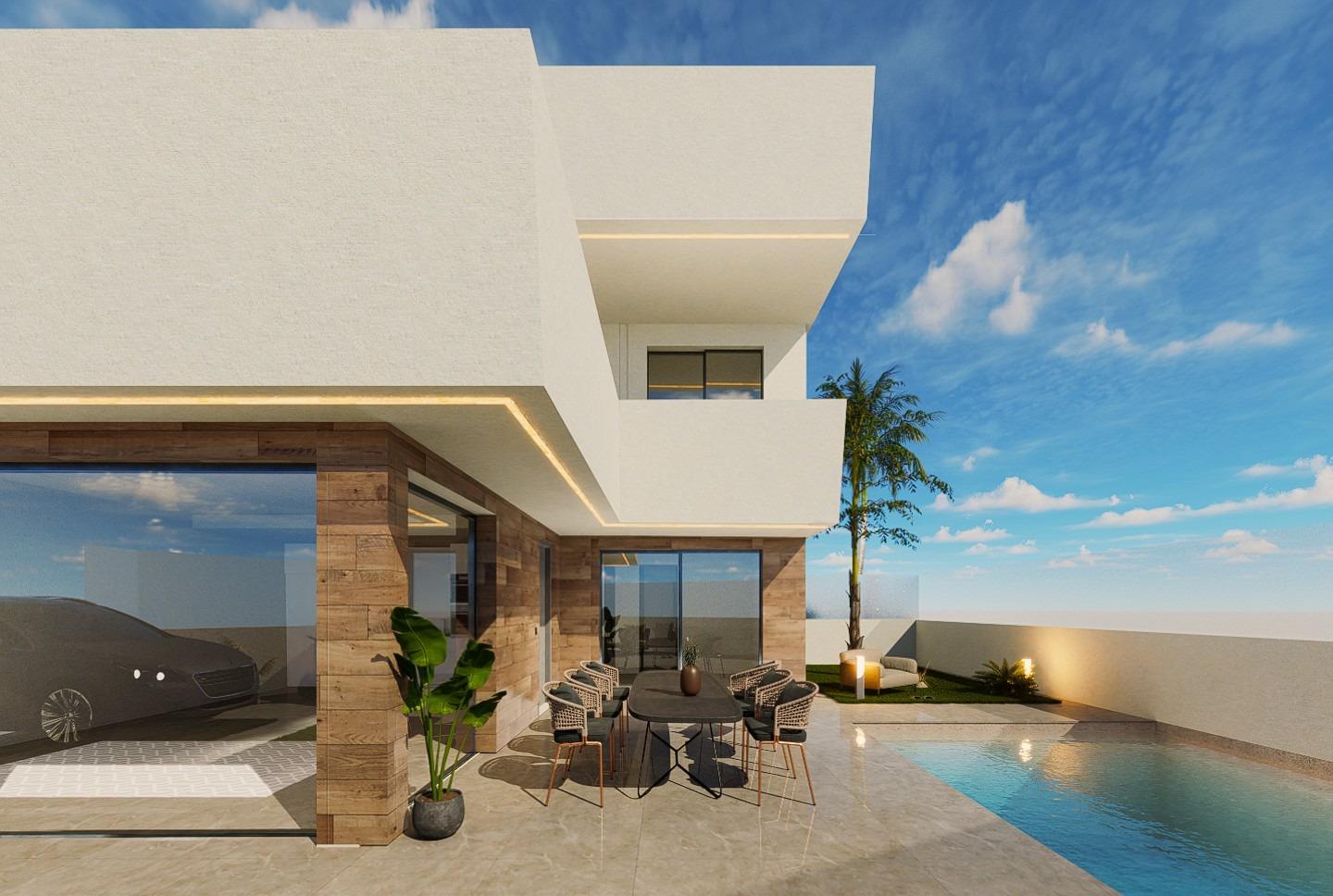 New Build - 3 Bedroom 3 Bathroom Villa in San Pedro del Pinatar - Centro  - Murcia