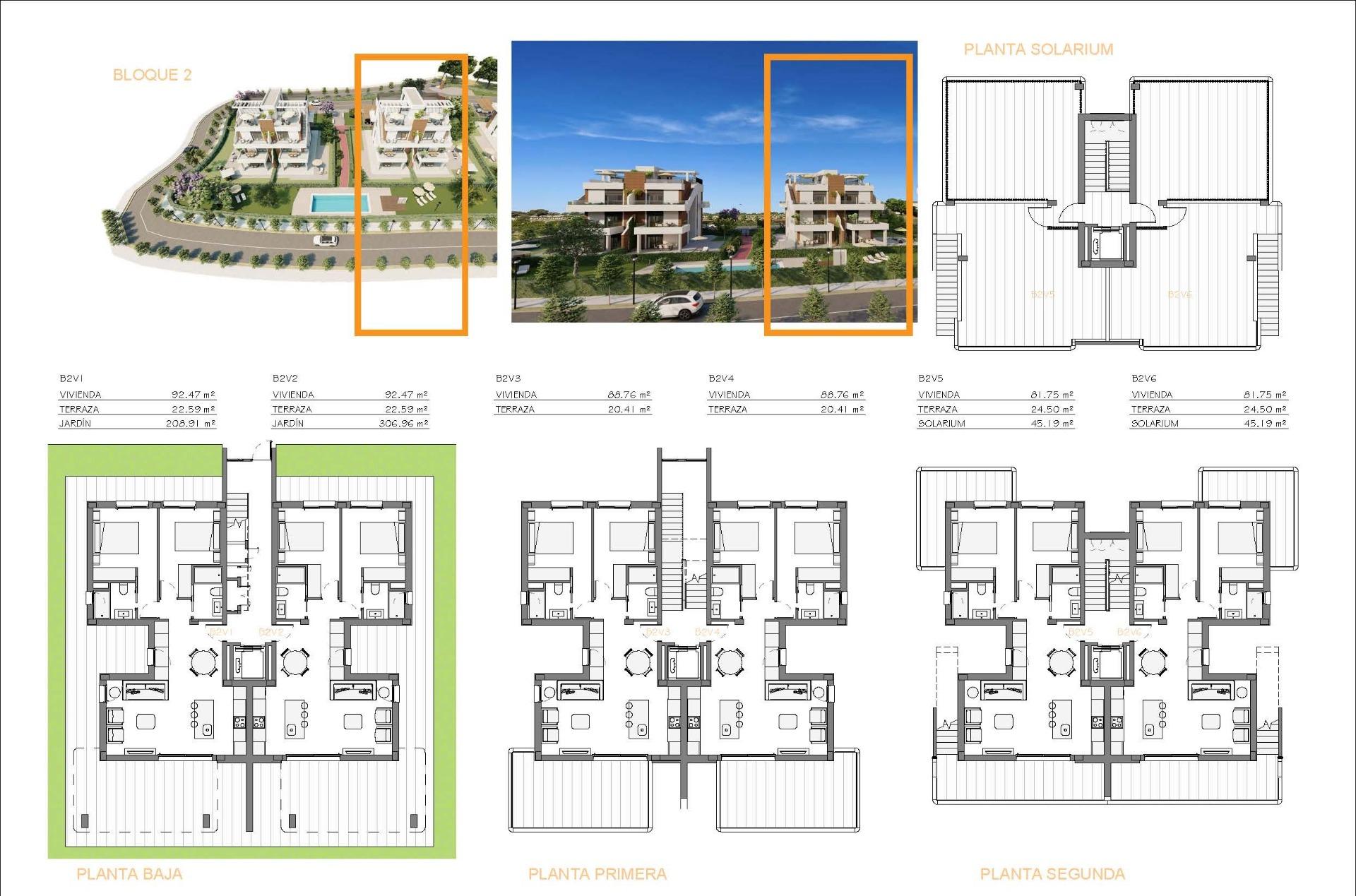 New Build - 2 Bedroom 2 Bathroom Apartment in Fuente Álamo - Hacienda del Alamo  - Murcia
