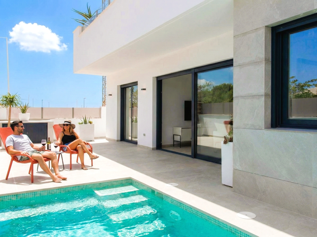 3 Bedroom 2 Bathroom Key Ready Villa in Sucina