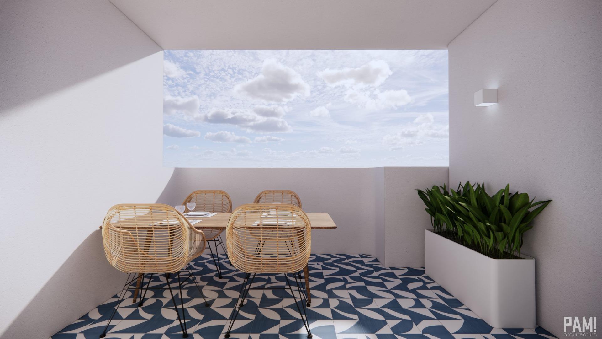 For sale - 3 Bedroom 2 Bathroom Penthouse in Pilar de La Horadada - Torre De La Horadada  - Alicante